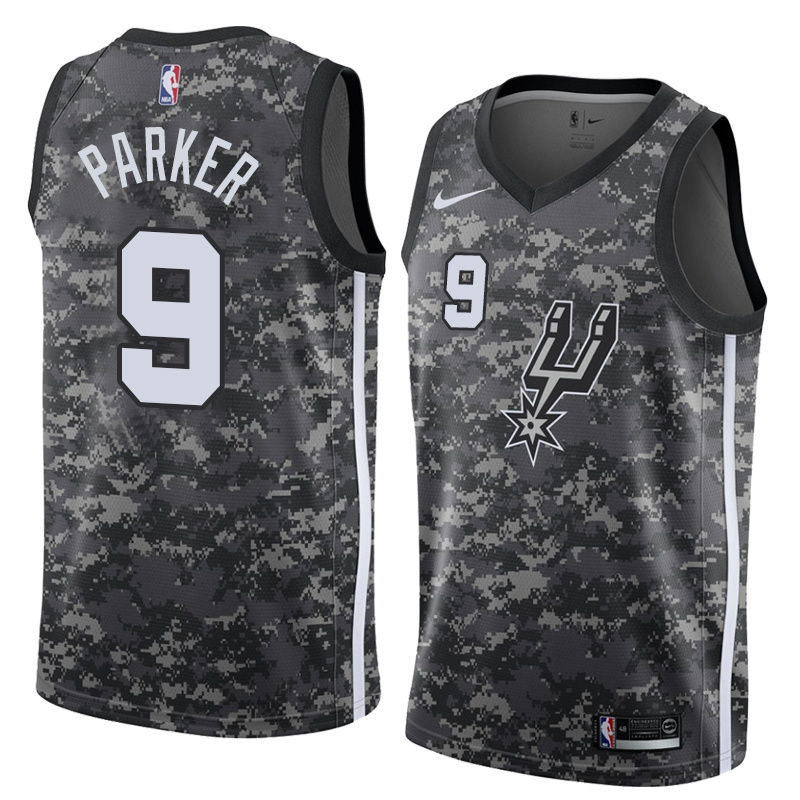 NBA Men San Antonio Spurs camouflage #9 PARKER Jersey High Quality Name and Number Print - leoleo123123
