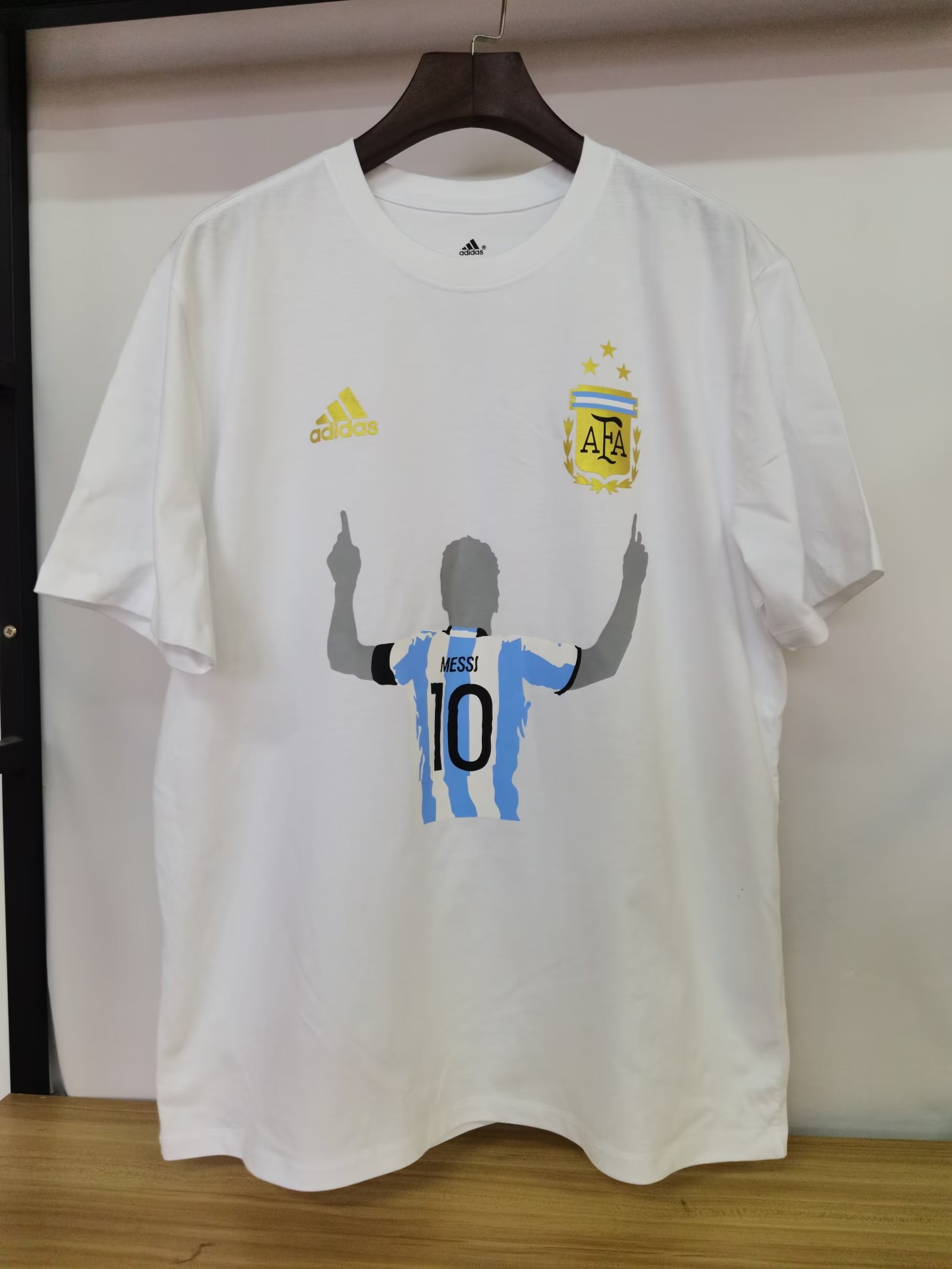 Argentina Messi T-shirt White Color - leoleo123123