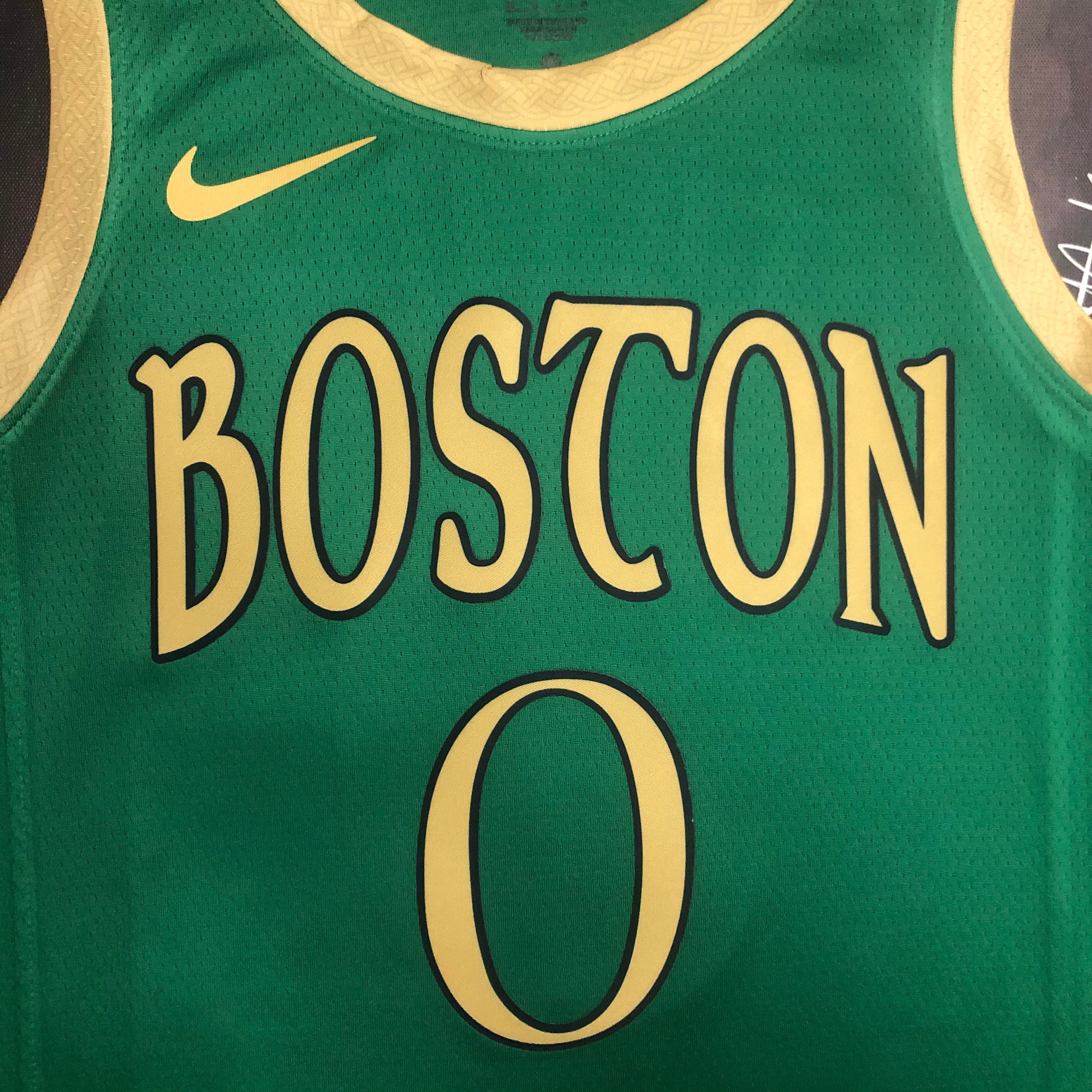 NBA Men Season 2020 Boston Celtics Green #0 TATUM Jersey High Quality Name and Number Print - leoleo123123