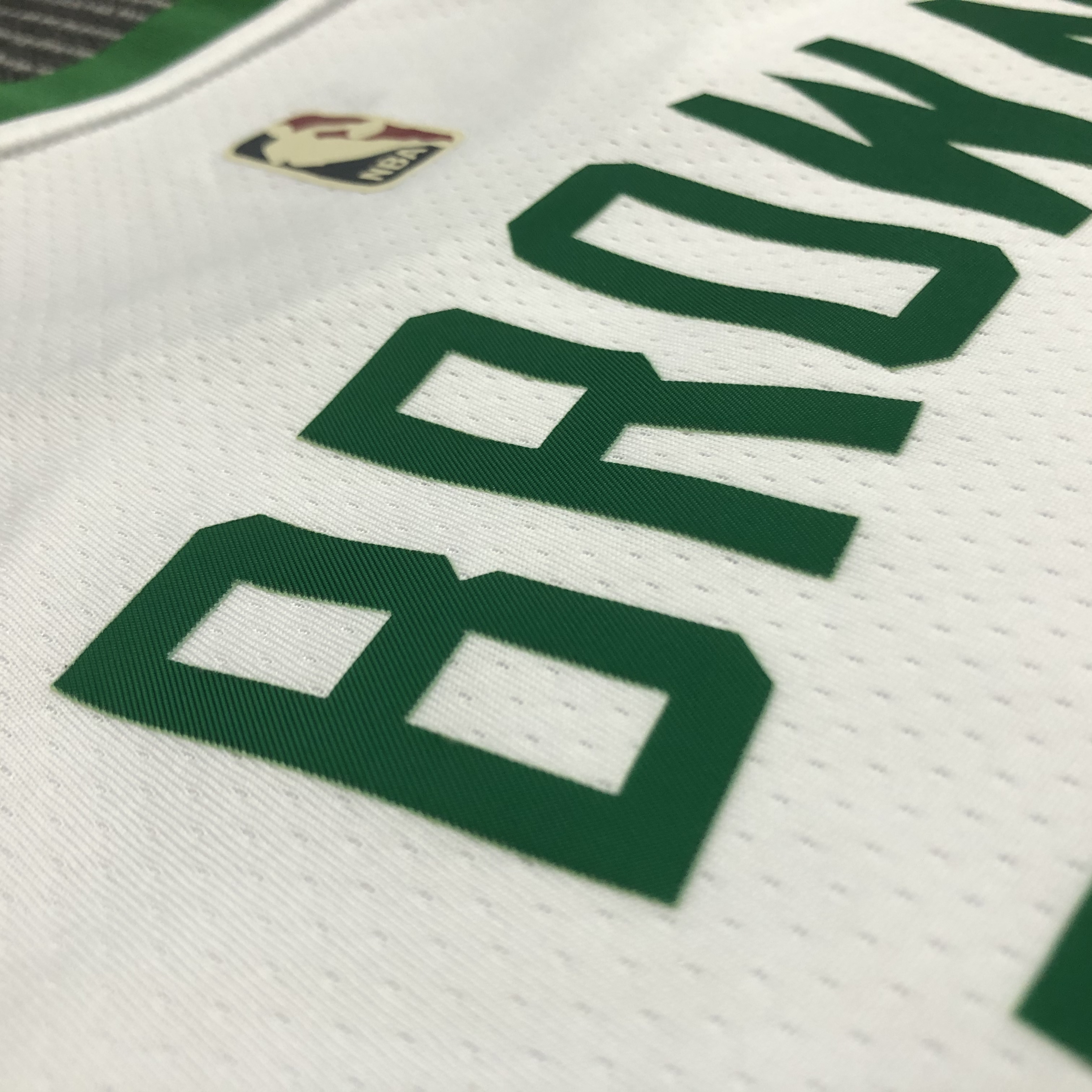 NBA 75th Anniversary Boston Celtics Retro White #7 BROWN Jersey High Quality Name and Number Print - leoleo123123