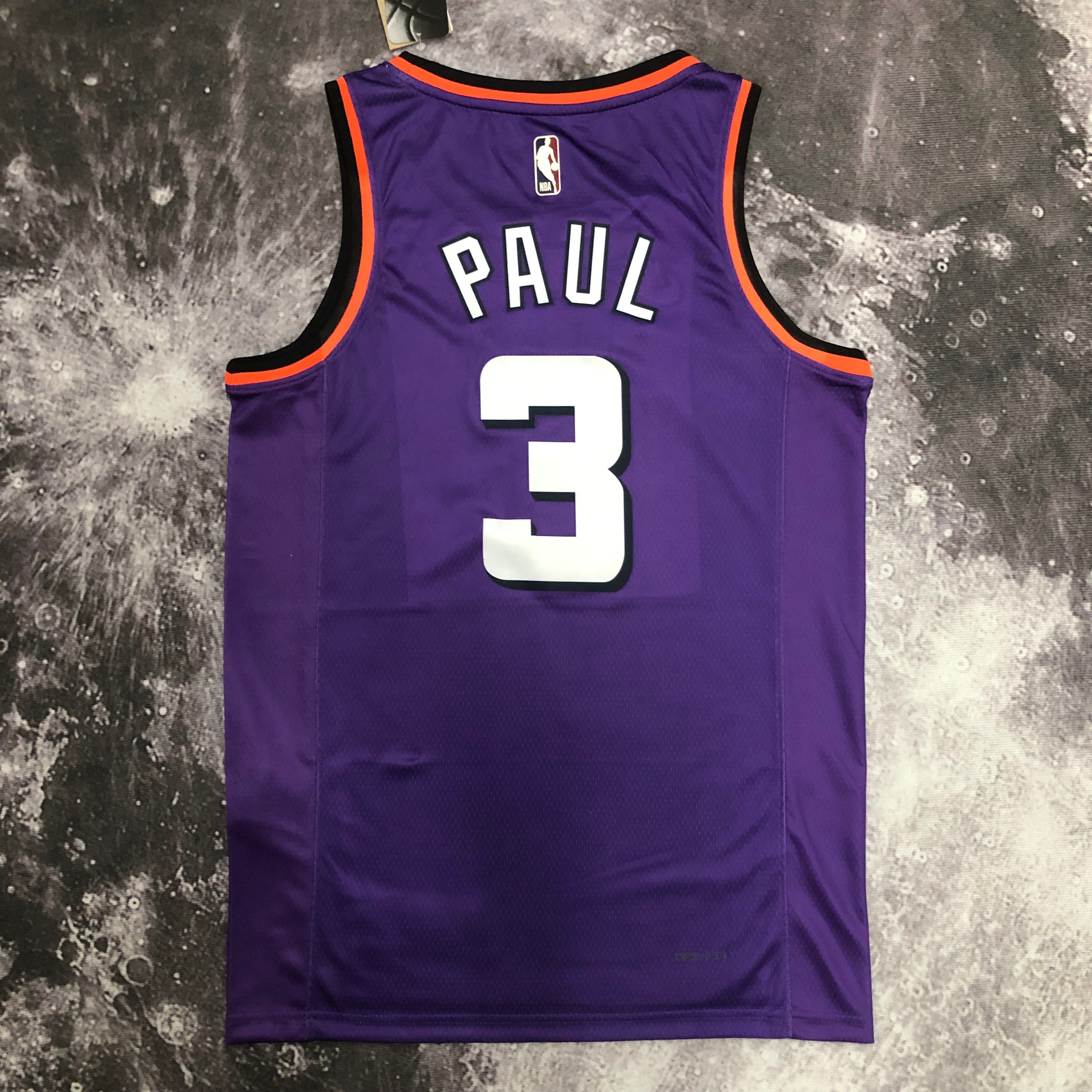 NBA Men Season 2023 Phoenix Suns Purple Retro #3 PAUL Jersey High Quality Name and Number Print - leoleo123123