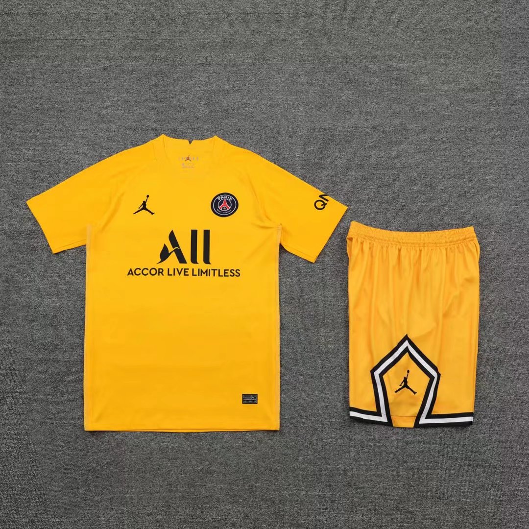 21/22 PSG Yellow Goalkeeper Jersey - leoleo123123