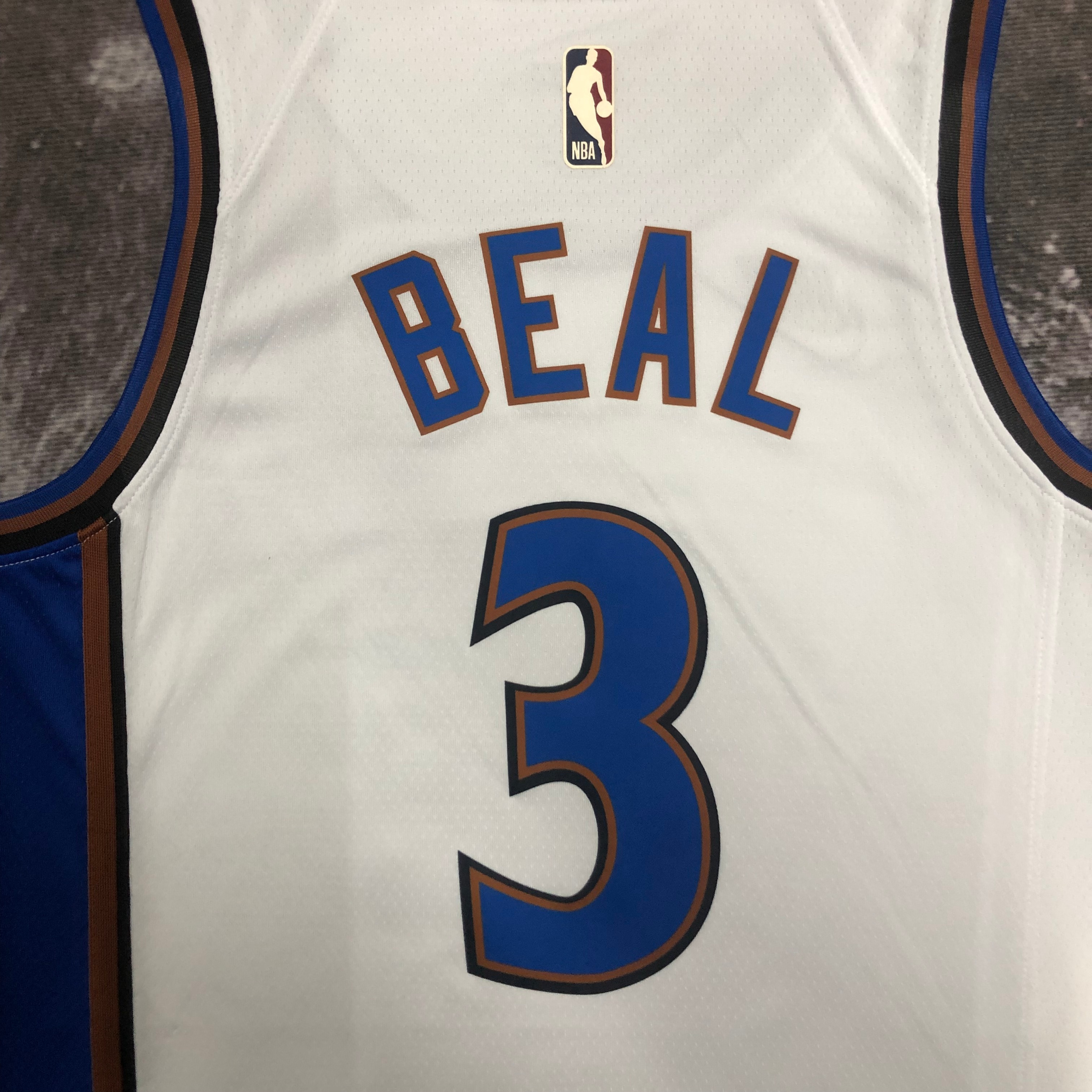 NBA Men Season 2023 Washington Wizards White Retro #3 BEAL Jersey High Quality Name and Number Print - leoleo123123