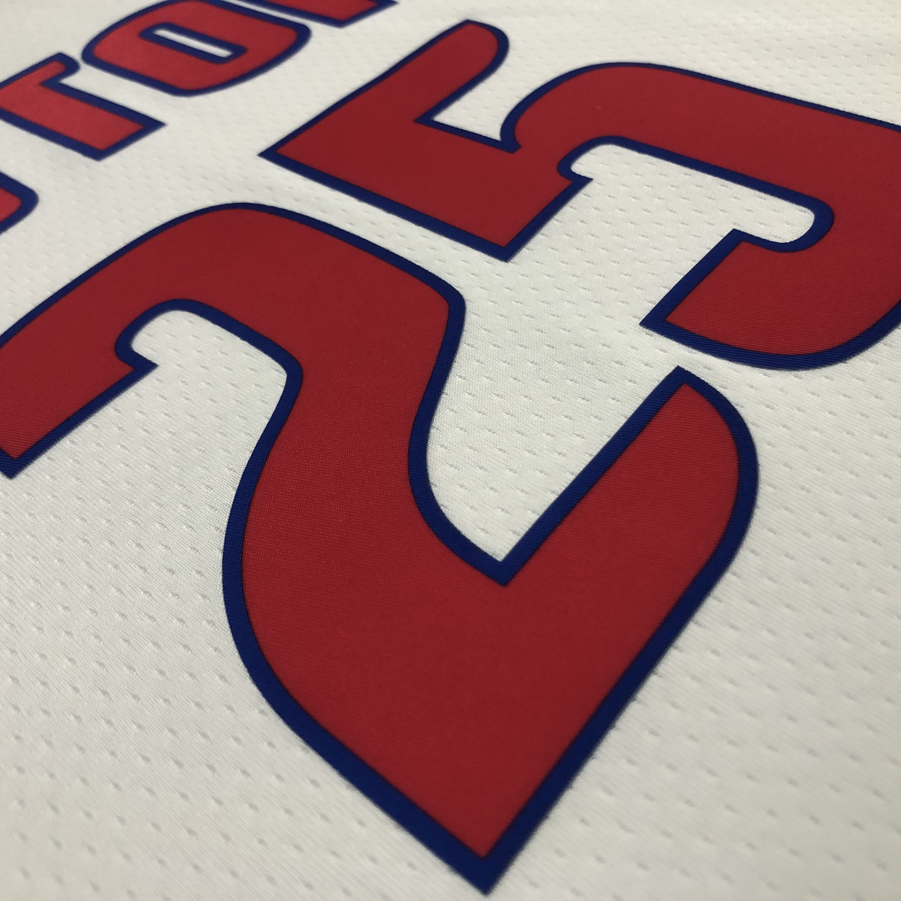 NBA 75th Anniversary Detroit Pistons White #25 ROSE Jersey High Quality Name and Number Print - leoleo123123