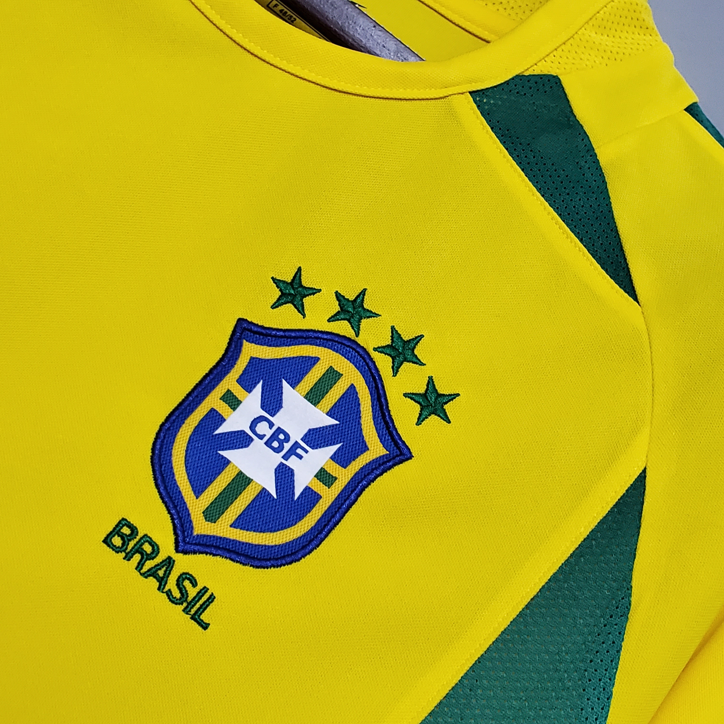 2002 Brazil Home Retro Jersey - leoleo123123