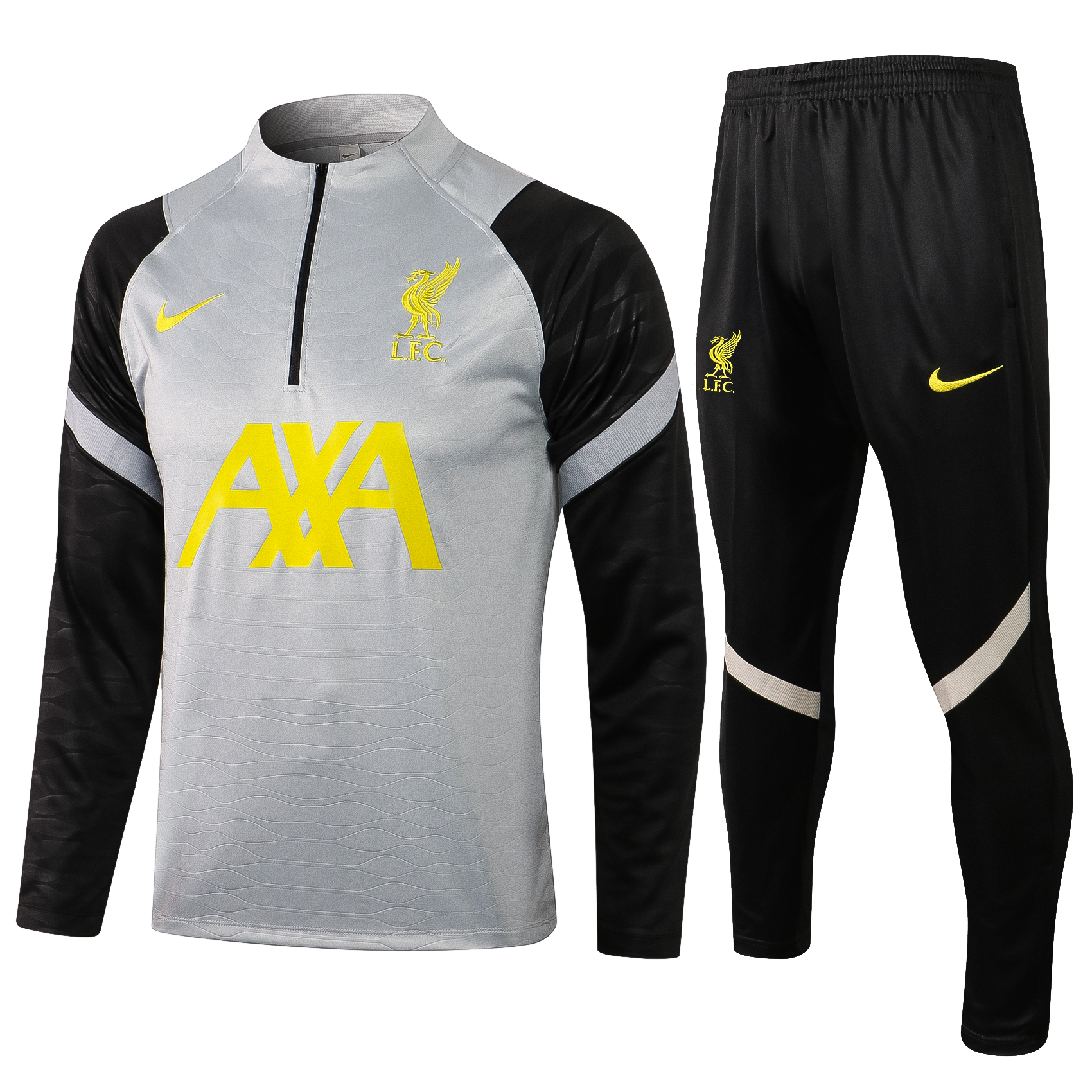 21-22 Liverpool Grey Sweater Tracksuit Thai Quality - leoleo123123