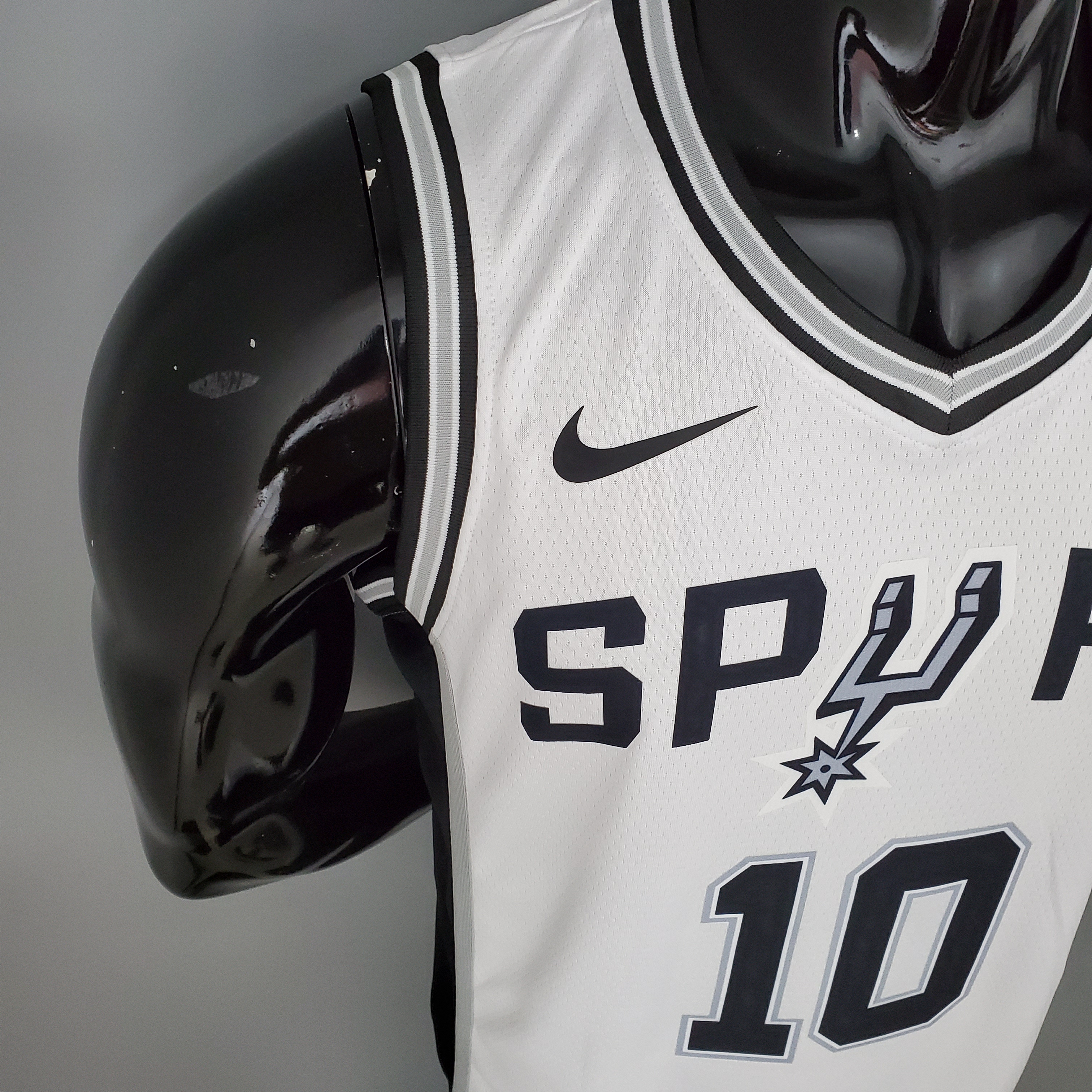 NBA Men San Antonio Spurs White #10 DEROZAN Jersey High Quality Name and Number Print - leoleo123123