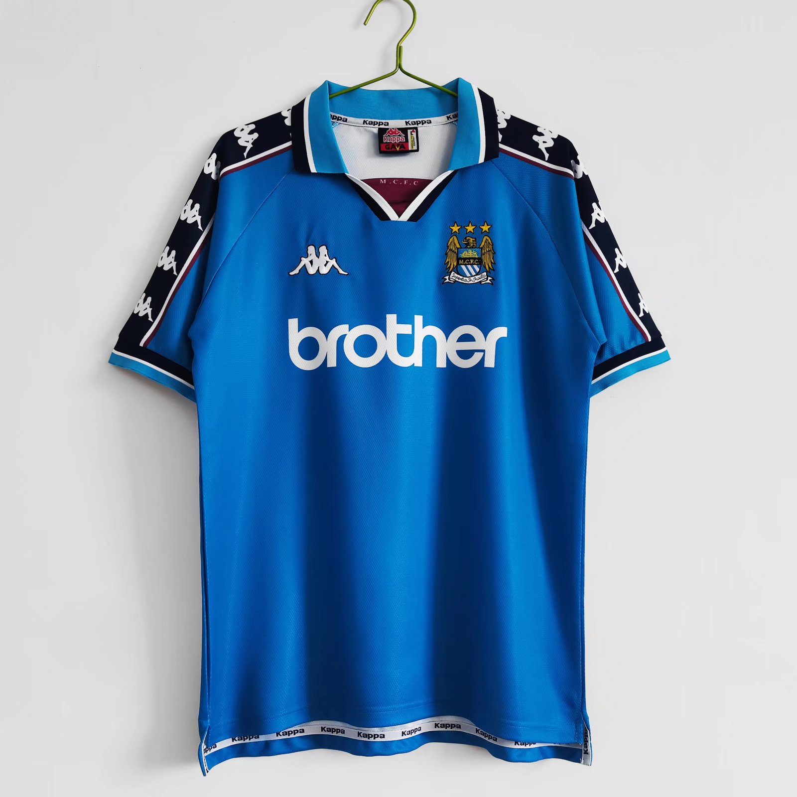 97/99 Man City Home Retro Jersey - leoleo123123