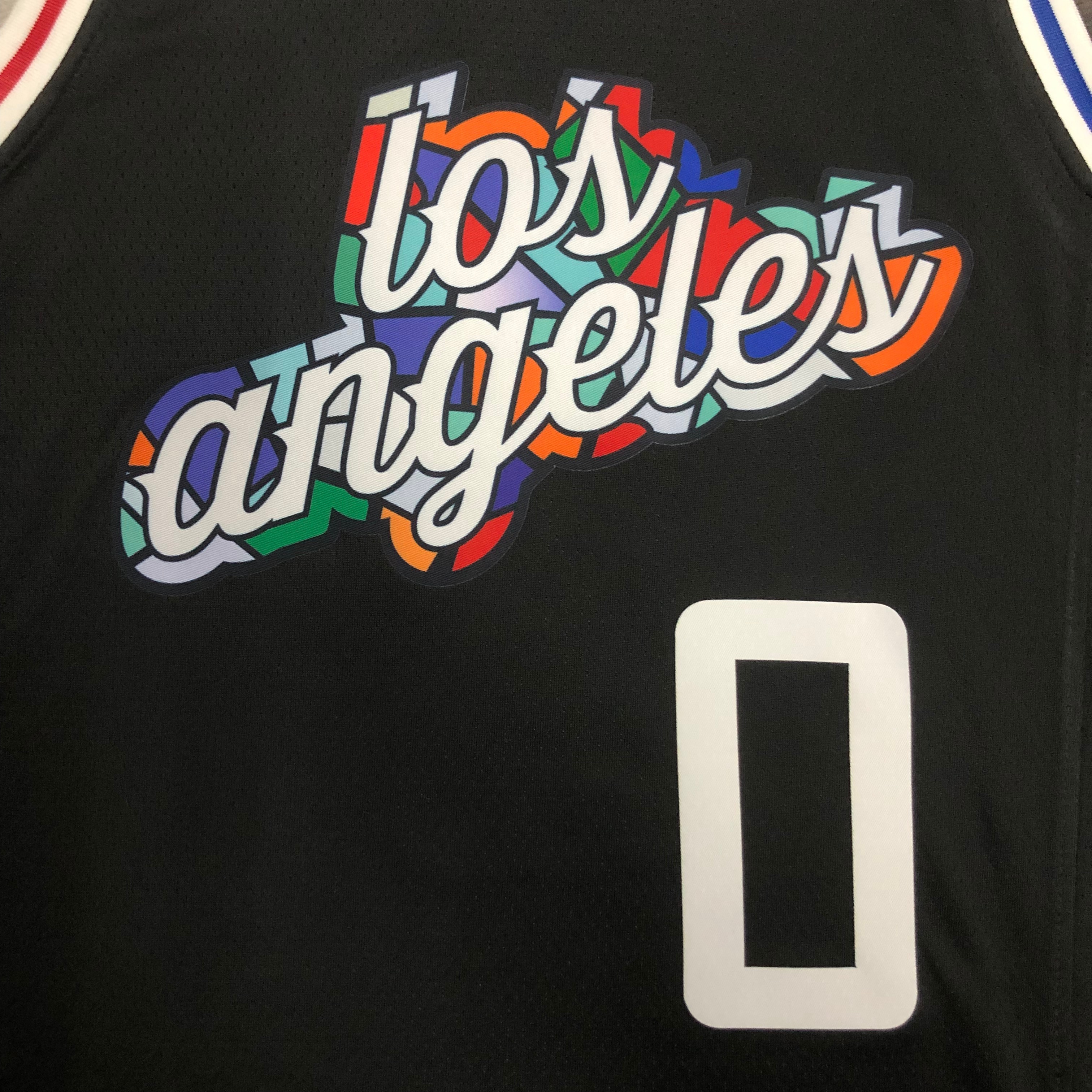 NBA Men Season 2023 Los Angeles Clippers Black City Edition #0 WESTBROOK Jersey High Quality Name and Number Print - leoleo123123