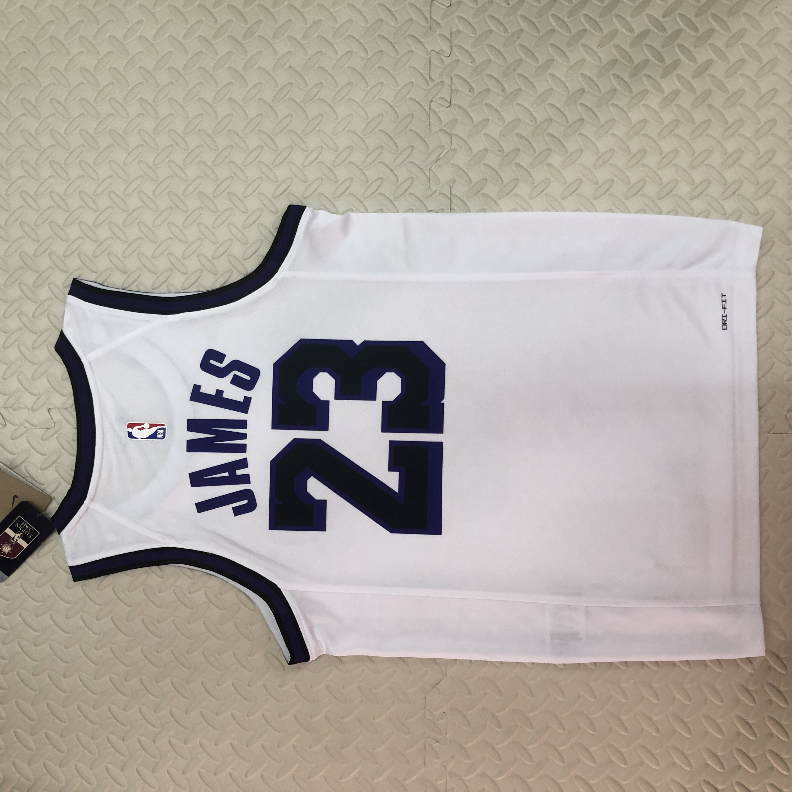 NBA Men Season 2023 Los Angeles Lakers White #23 JAMES Jersey High Quality Name and Number Print - leoleo123123