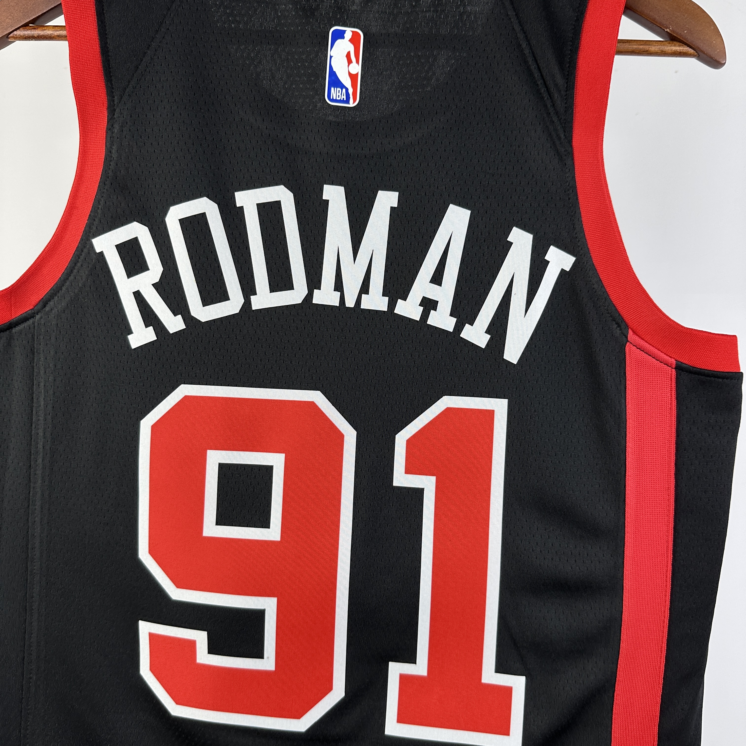 NBA 2024 Chicago Bulls City Edition Black #91 RODMAN Jersey High Quality - leoleo123123