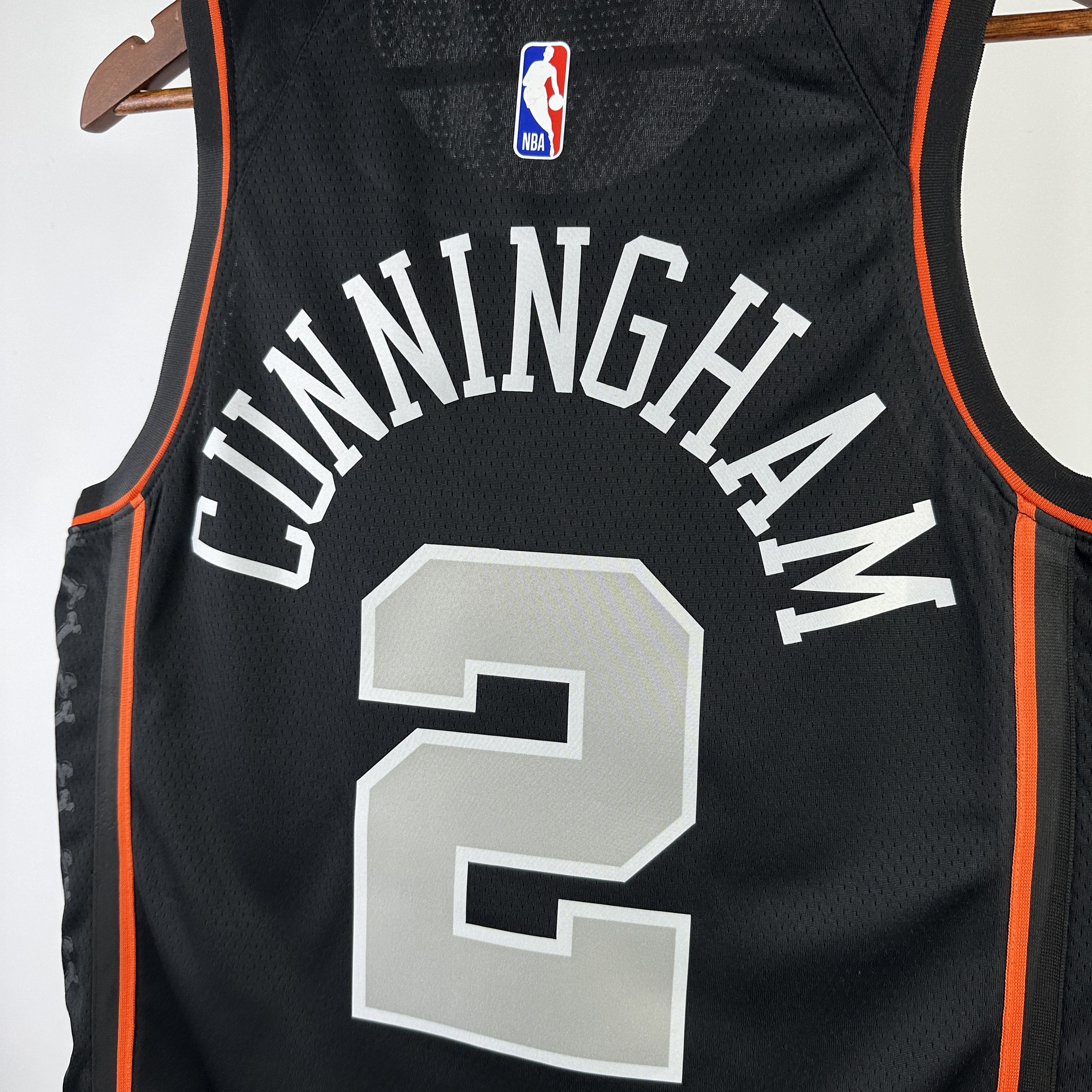 NBA Season 2024 Detroit Pistons Black City Edition #2 CUNNINGHAM Jersey High Quality Name and Number Print - leoleo123123
