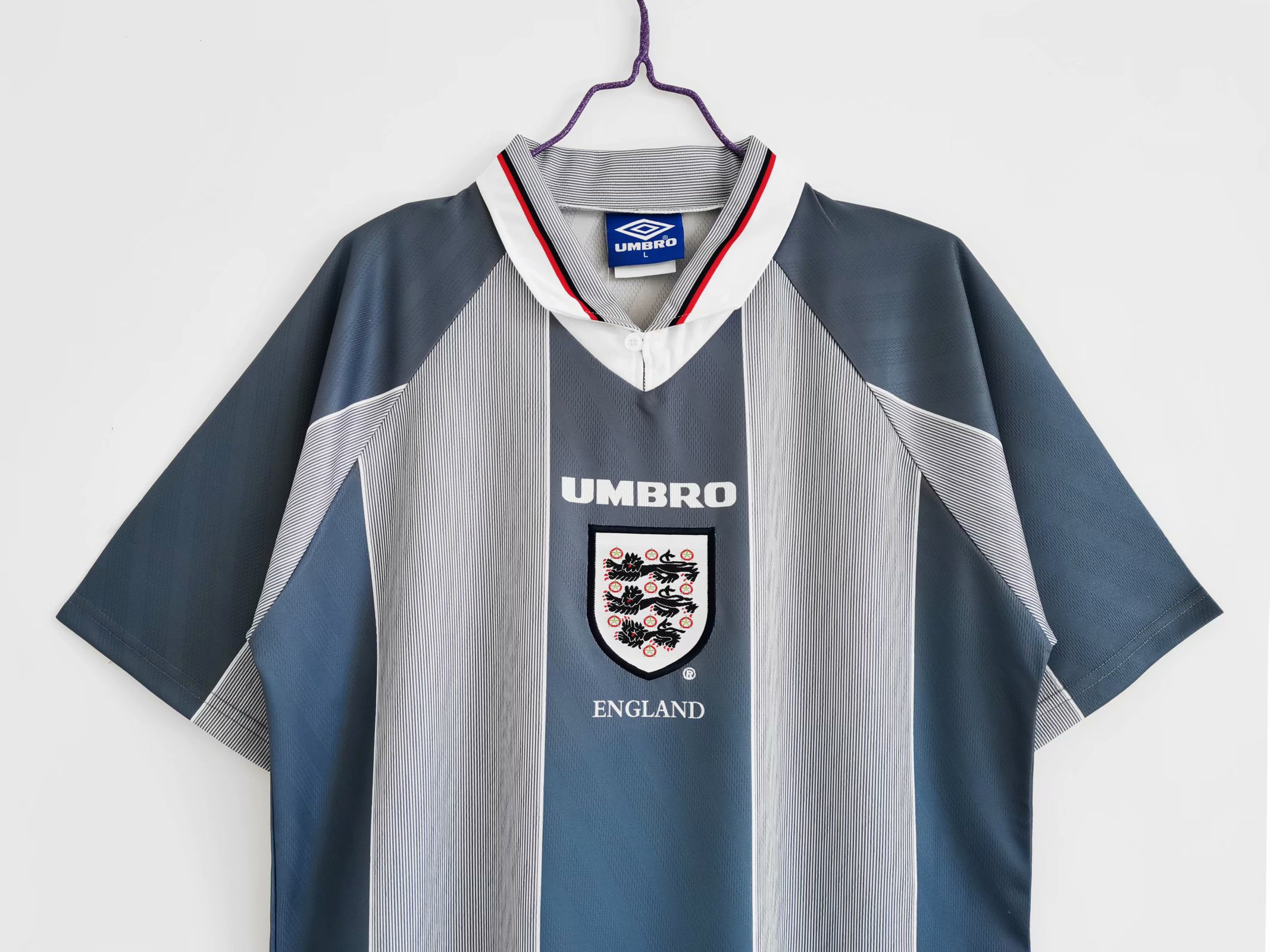 1996 England Away Retro Jersye - leoleo123123