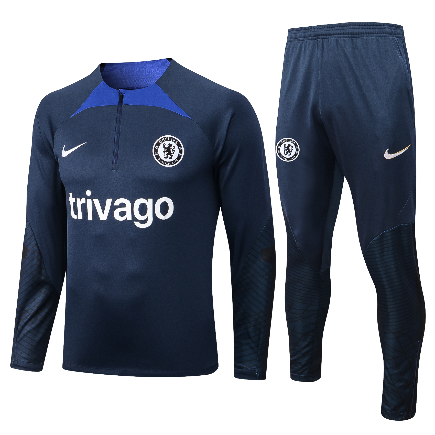 22-23 Chelsea Dark Blue Sweater Tracksuit Thai Quality - leoleo123123