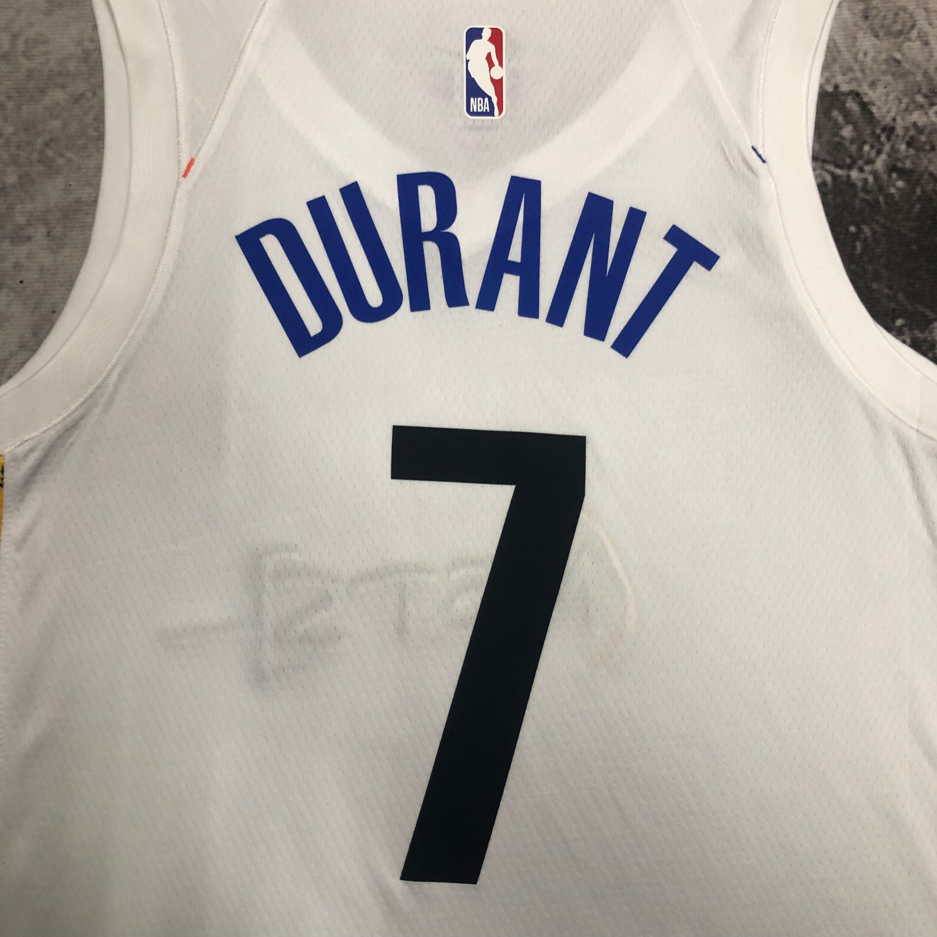 NBA Men 2023 Brooklyn Nets City Version White #7 DURANT Jersey High Quality Name and Number Print - leoleo123123