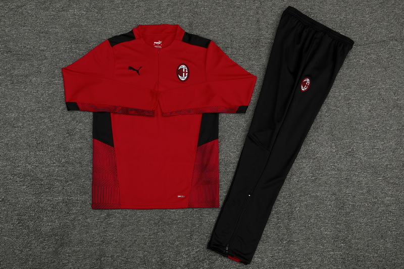 21/22 AC Milan Red Sweater Tracksuit Thai Quality - leoleo123123