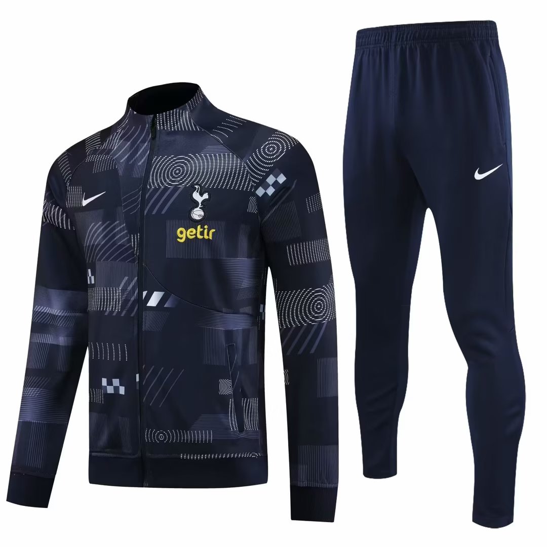 23/24 Tottenham Dark Blue Jacket Tracksuit Thai Quality - leoleo123123