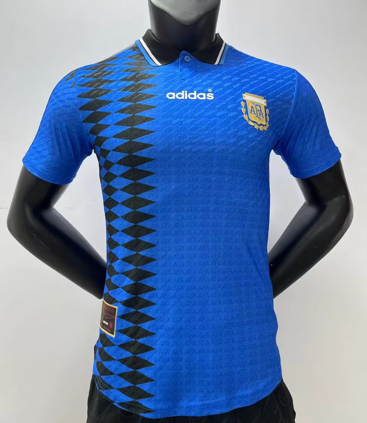 1994 Argentina Away Retro Jersey Player Version - leoleo123123