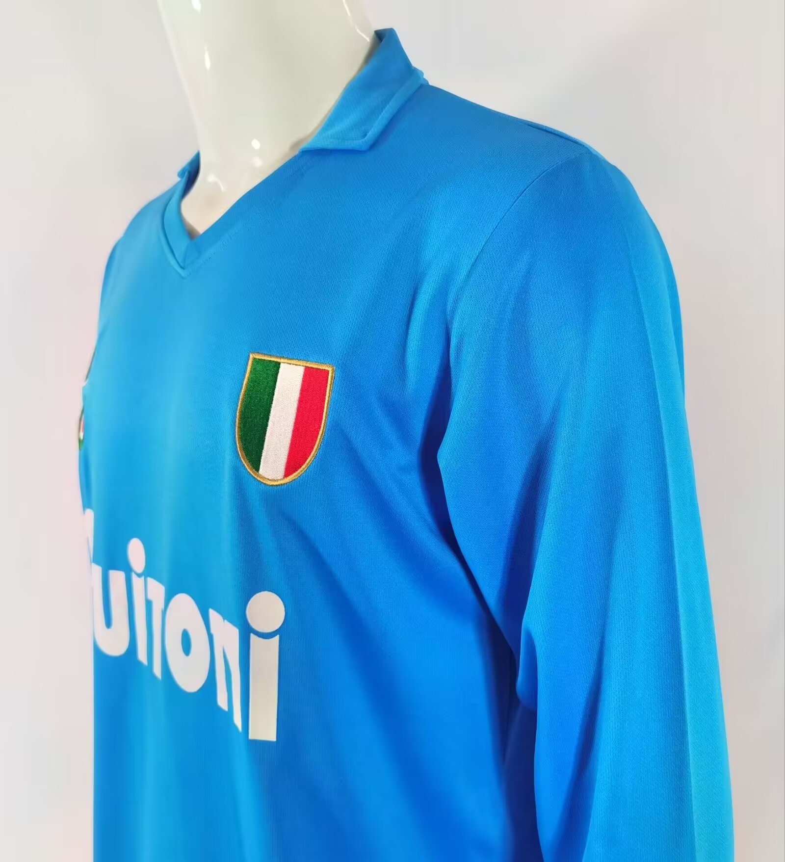 87/88 Napoli Home Retro Jersey Long Sleeve Thail Quality - leoleo123123