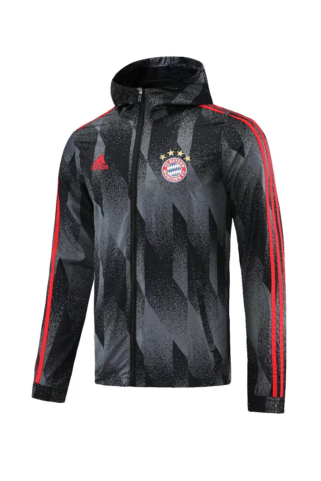 21-22 Bayern Munich Black Windbreaker Jacket Thai Quality - leoleo123123