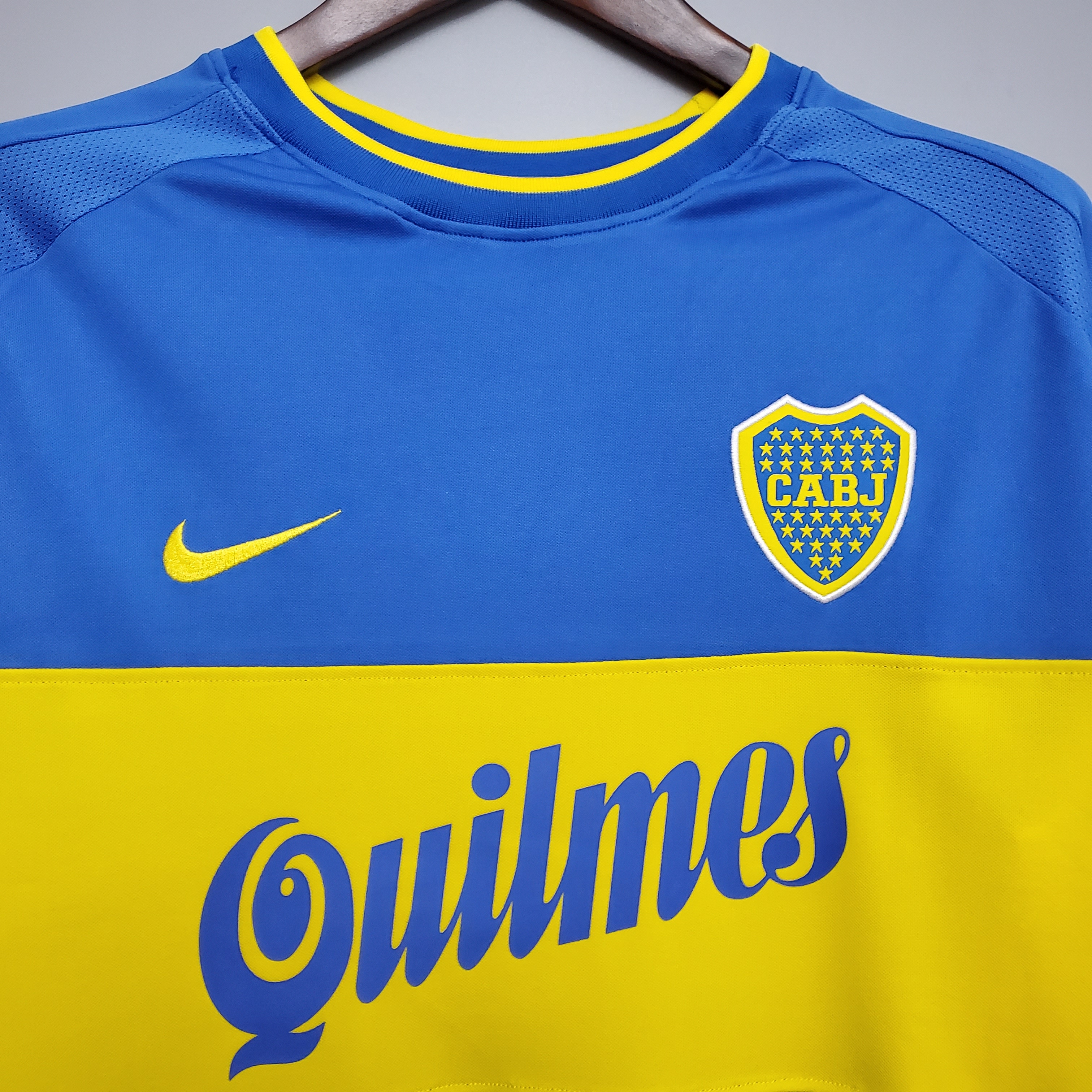1999 Boca Home Retro Soccer Jersey Thai Quality - leoleo123123