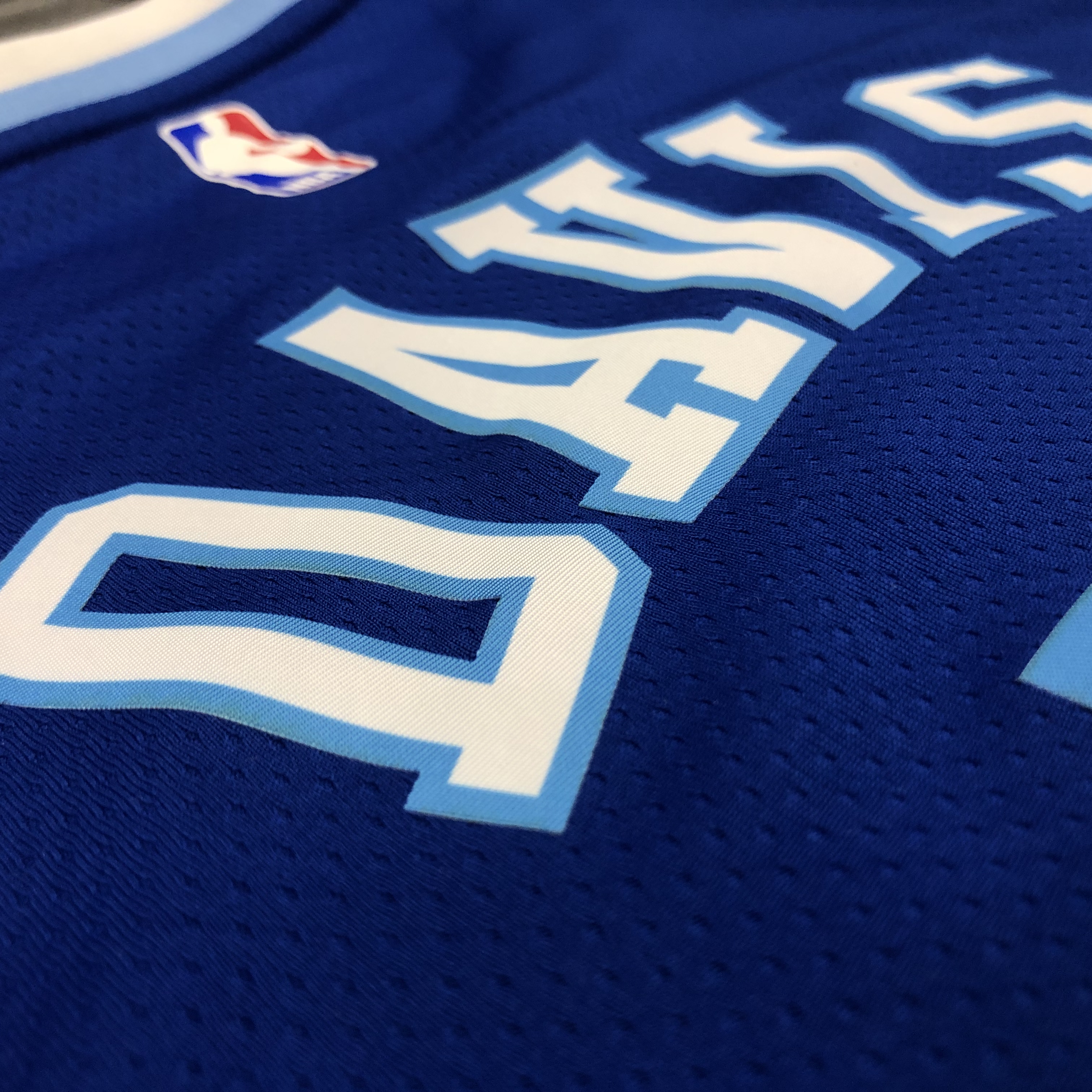 NBA Men Los Angeles Lakers Retro in Latin with Crenshaw #3 DAVIS Blue Round Neck Jersey High Quality Name and Number Print - leoleo123123