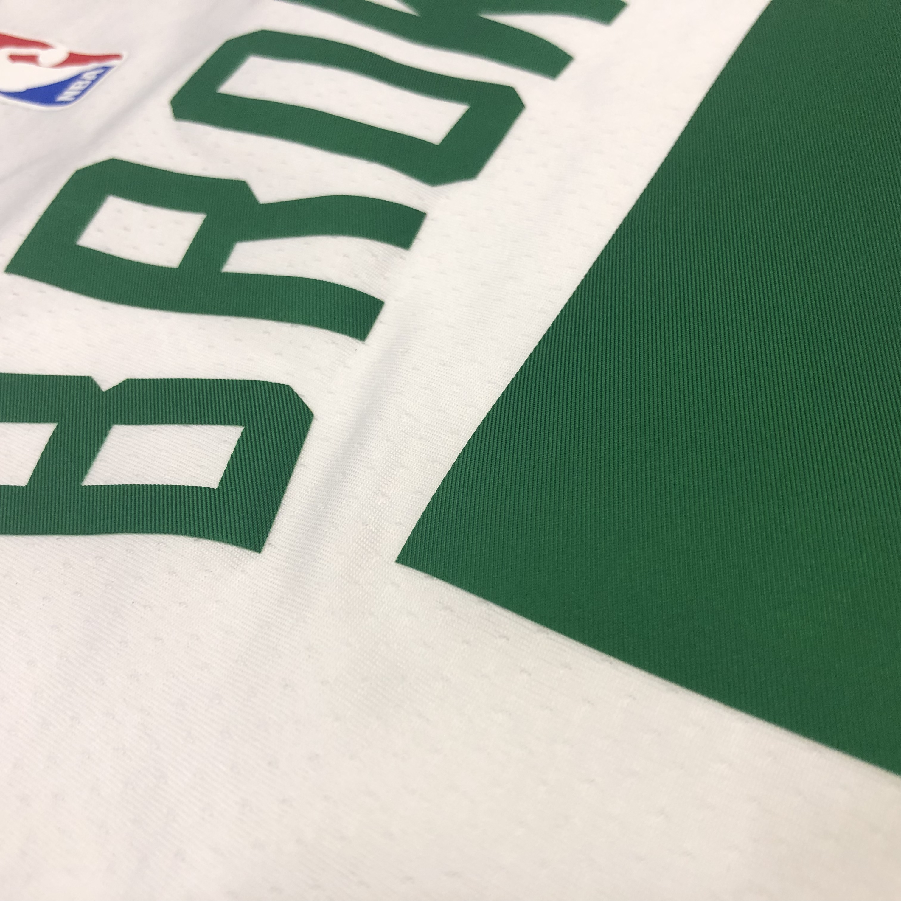 NBA Boston Celtics Retro White with Green Name #7 BROWN Jersey High Quality Name and Number Print - leoleo123123