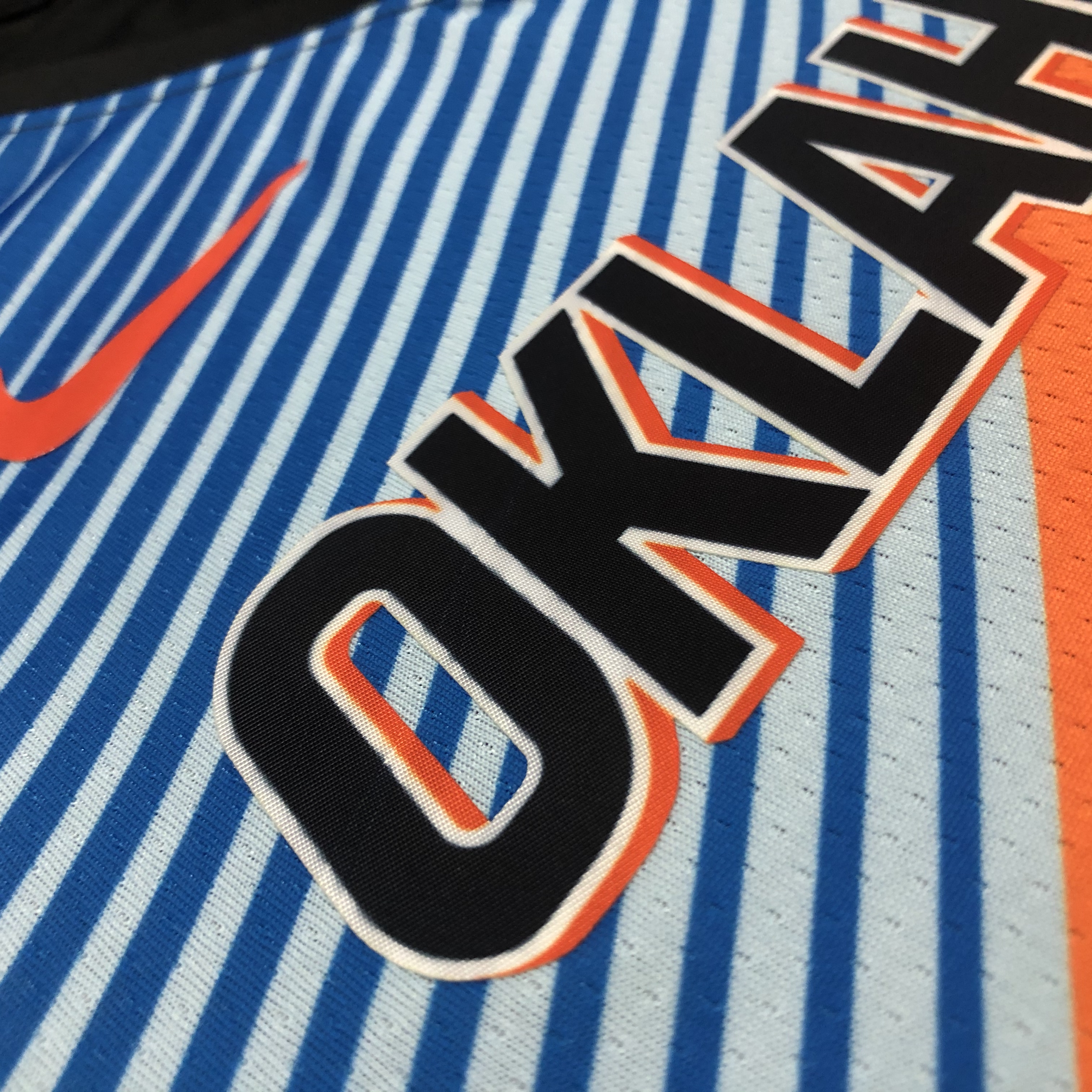 NBA Men Oklahoma City Thunder City Version Black #7 ANTHONY Jersey High Quality Name and Number Print - leoleo123123