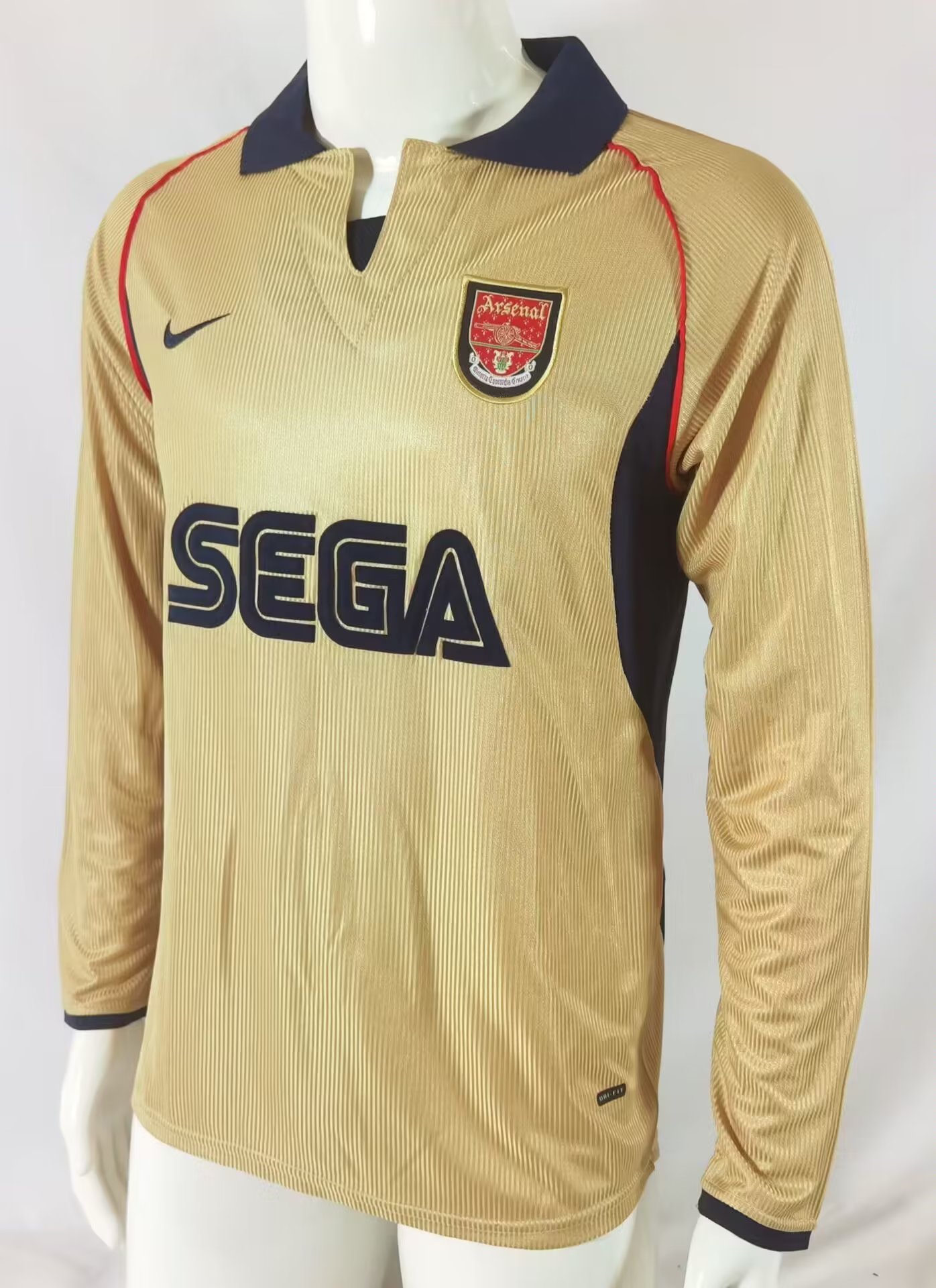 01/02 Arsenal Away Retro Jersey Long Sleeve - leoleo123123