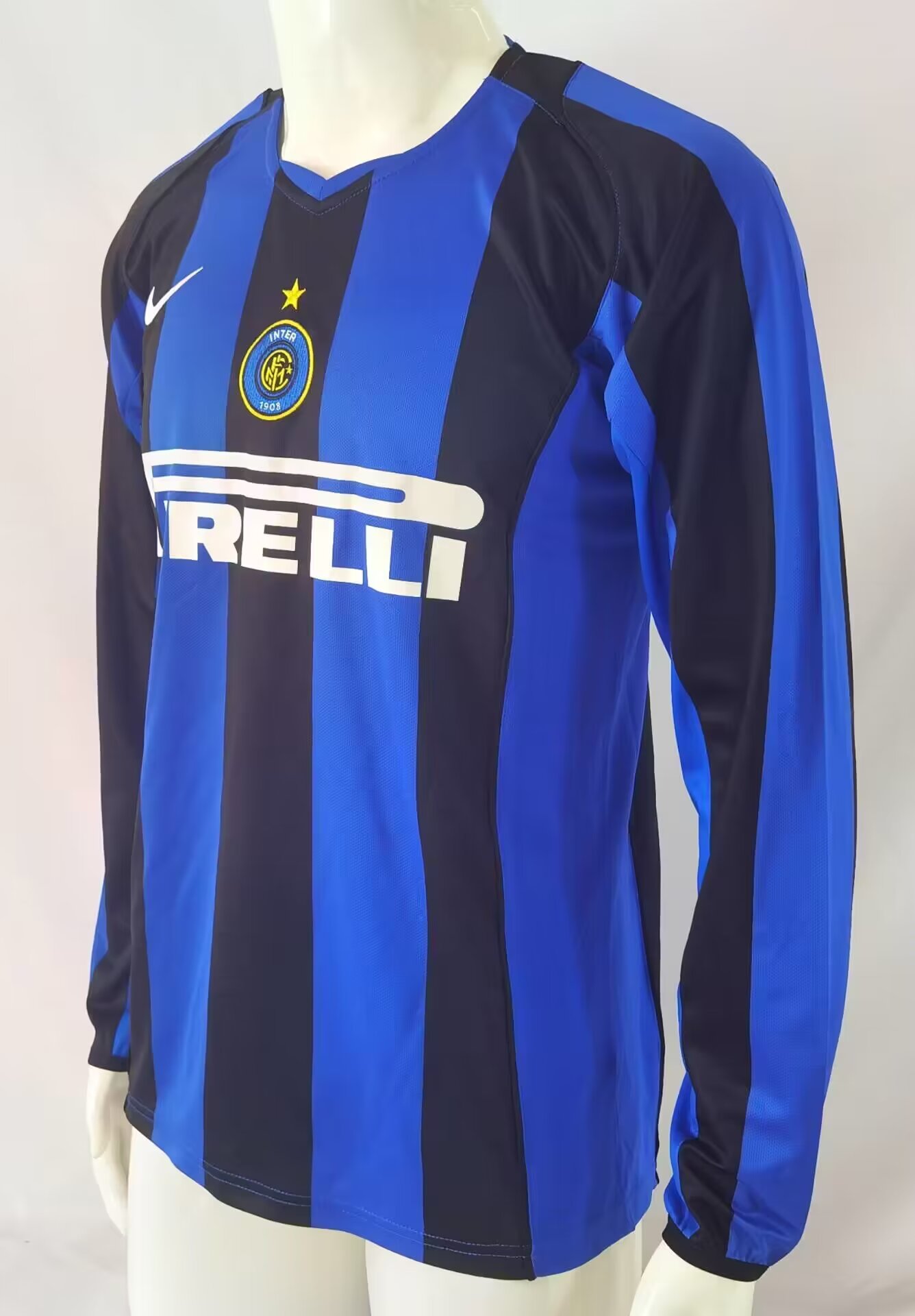 04-05 Inter Milan Home Retro Jersey Long Sleeve - leoleo123123