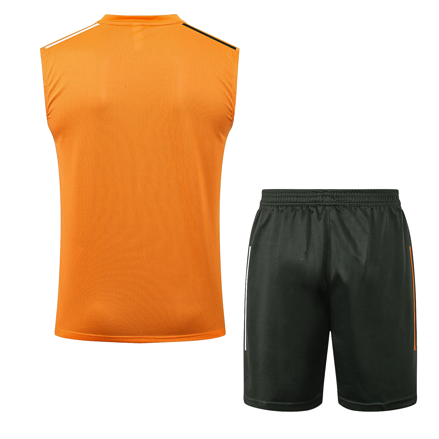 21/22 Manchester United Orange Vest Training Set--Vest and Short Pant Training Tracksuit - leoleo123123