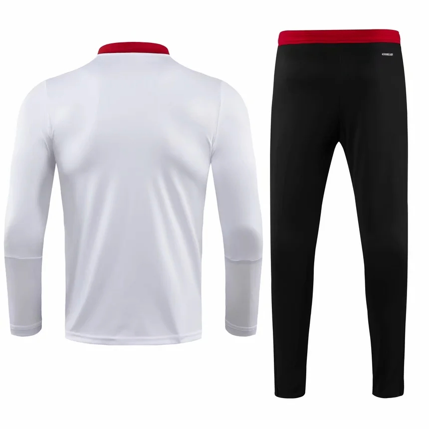 21-22 Man United White Sweater Tracksuit Thai Quality - leoleo123123