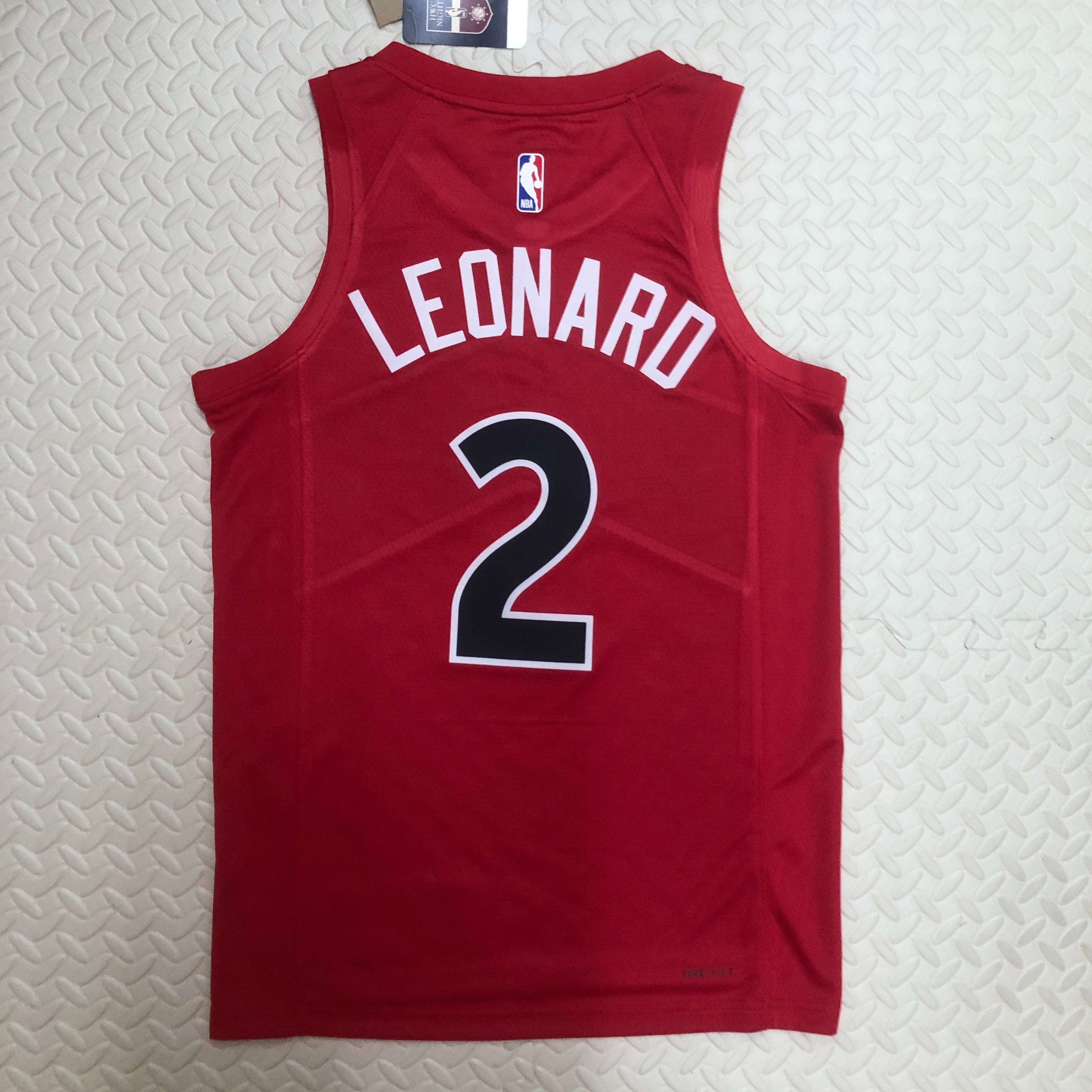 NBA Men Toronto Raptors Red #2 LEONARD Jersey High Quality Name and Number Print - leoleo123123