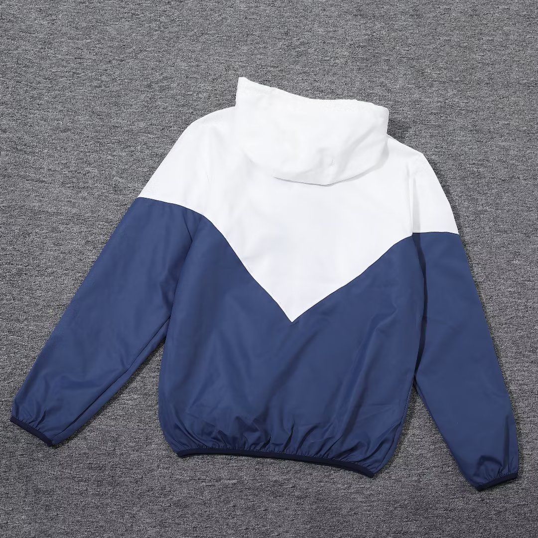 23/24 Real Madrid Blue Windbreaker Jacket 1:1 Quality - leoleo123123