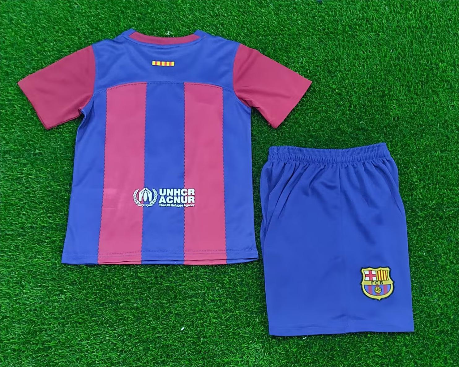 23/24 Barcelona Home Kids with Nike Brand - leoleo123123