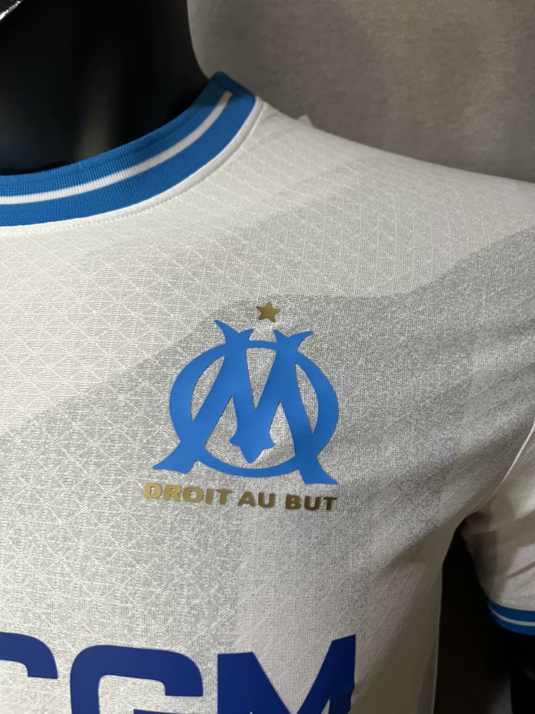 23/24 Marseille Home Jersey Player Version 1:1 Quality (chaoshen) - leoleo123123