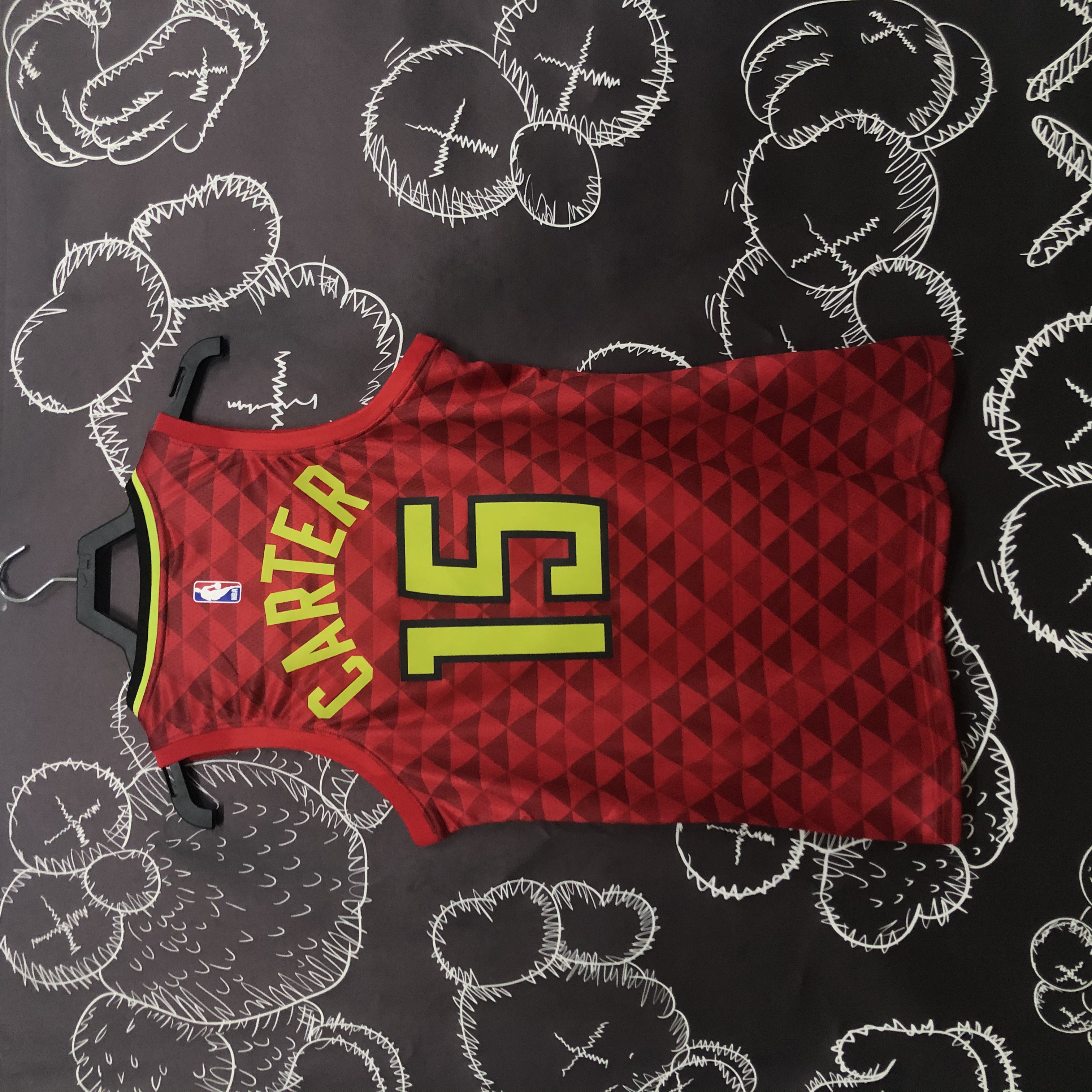 NBA Men Atlanta Hawks Red #15 CARTER Jersey High Quality Name and Number Print - leoleo123123