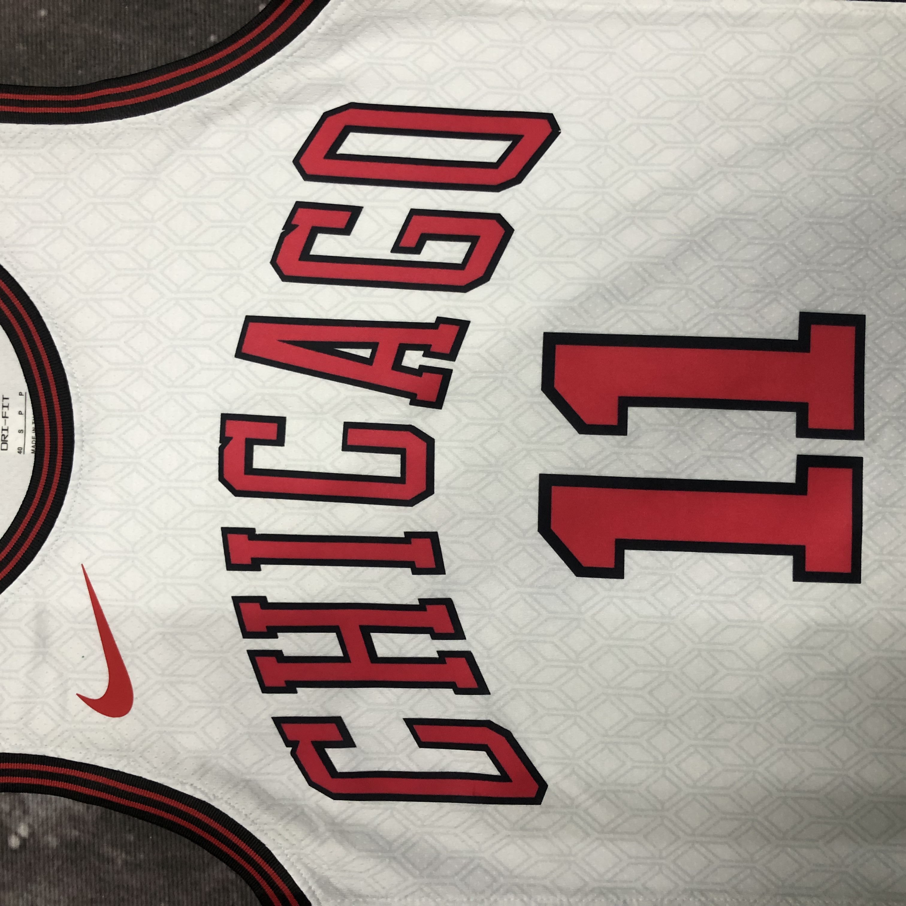 NBA Men 2023 Chicago Bulls City Version White #11 DEROZAN Jersey High Quality Name and Number Print - leoleo123123