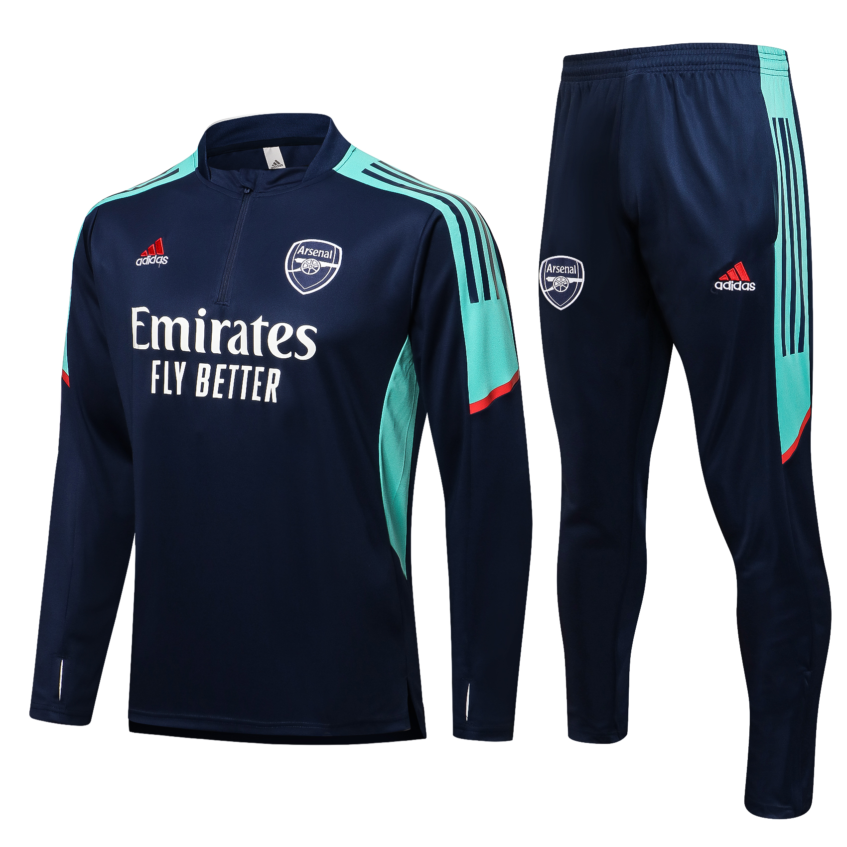 21-22 Arsenal Blue Sweater Tracksuit Thai Quality - leoleo123123