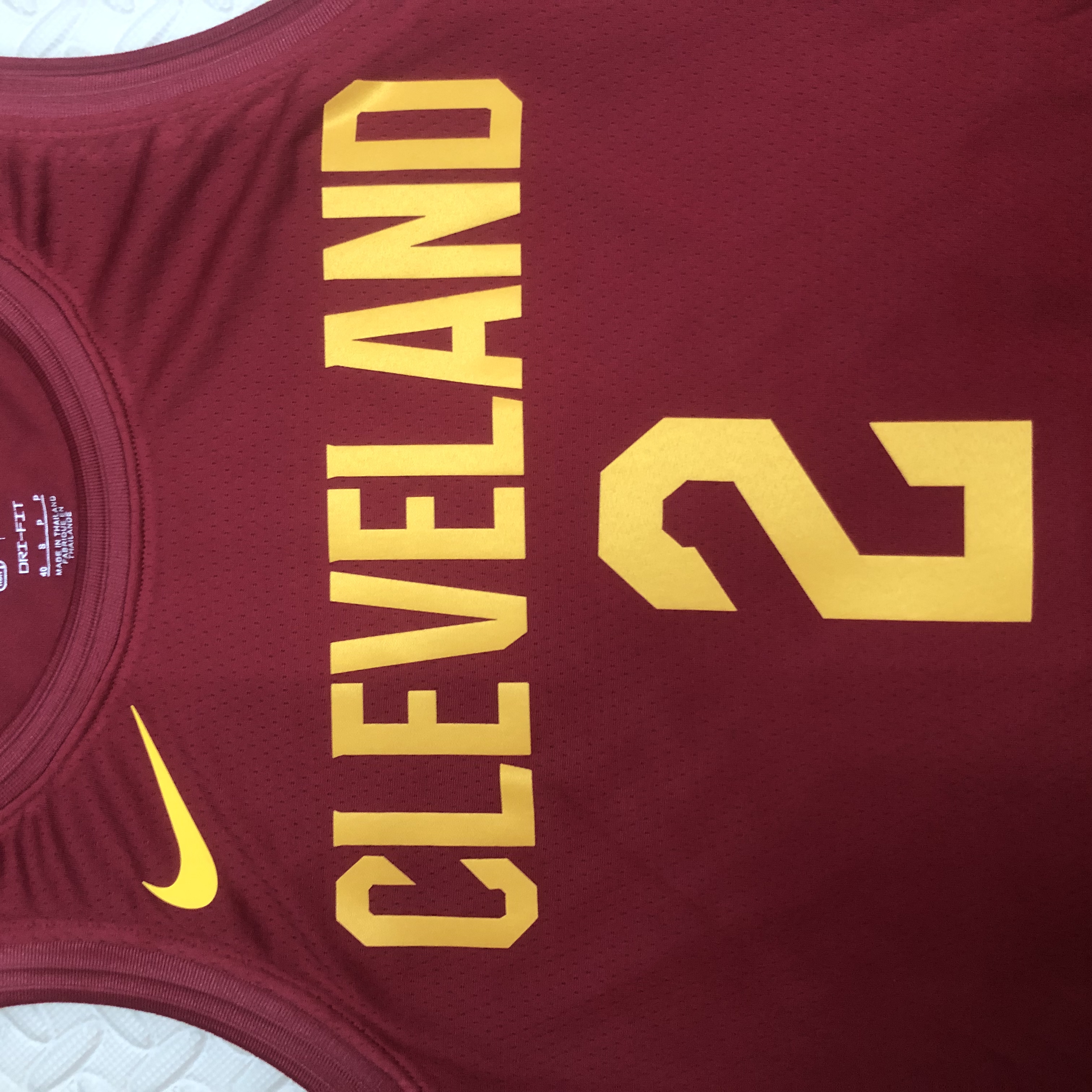 NBA Season 2023 Men Cleveland Cavaliers Red #2 IRVING Jersey High Quality Name and Number Print - leoleo123123