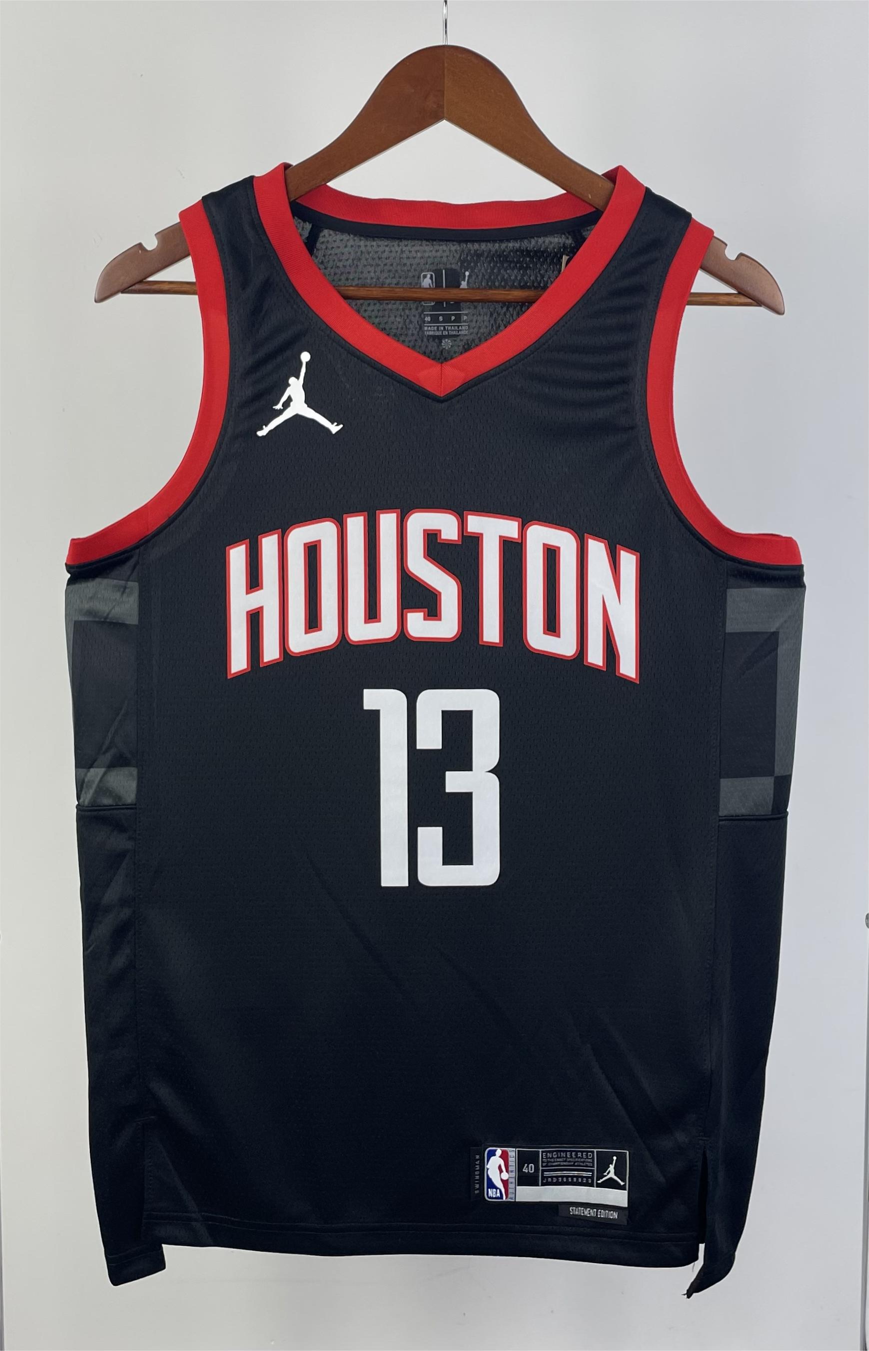 NBA Men 2024 Houston Rockets Black #13 HARDEN Classics Swingman Jersey - leoleo123123