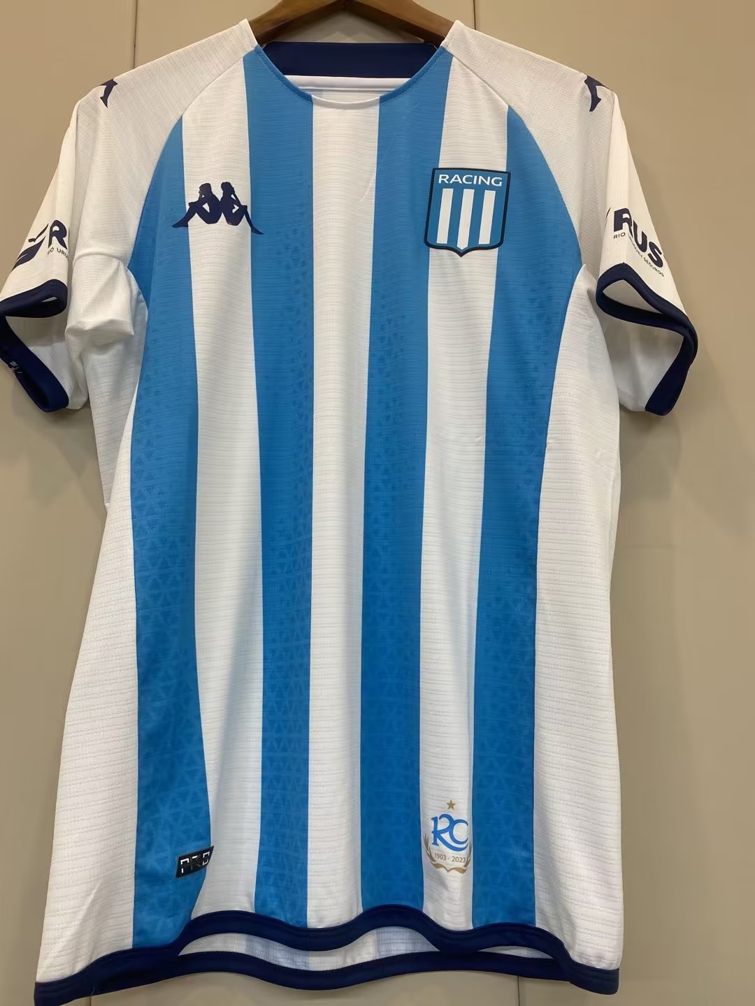 23/24 Atletico Argentina Home Soccer Jersey Player Version 1:1 Quality - leoleo123123