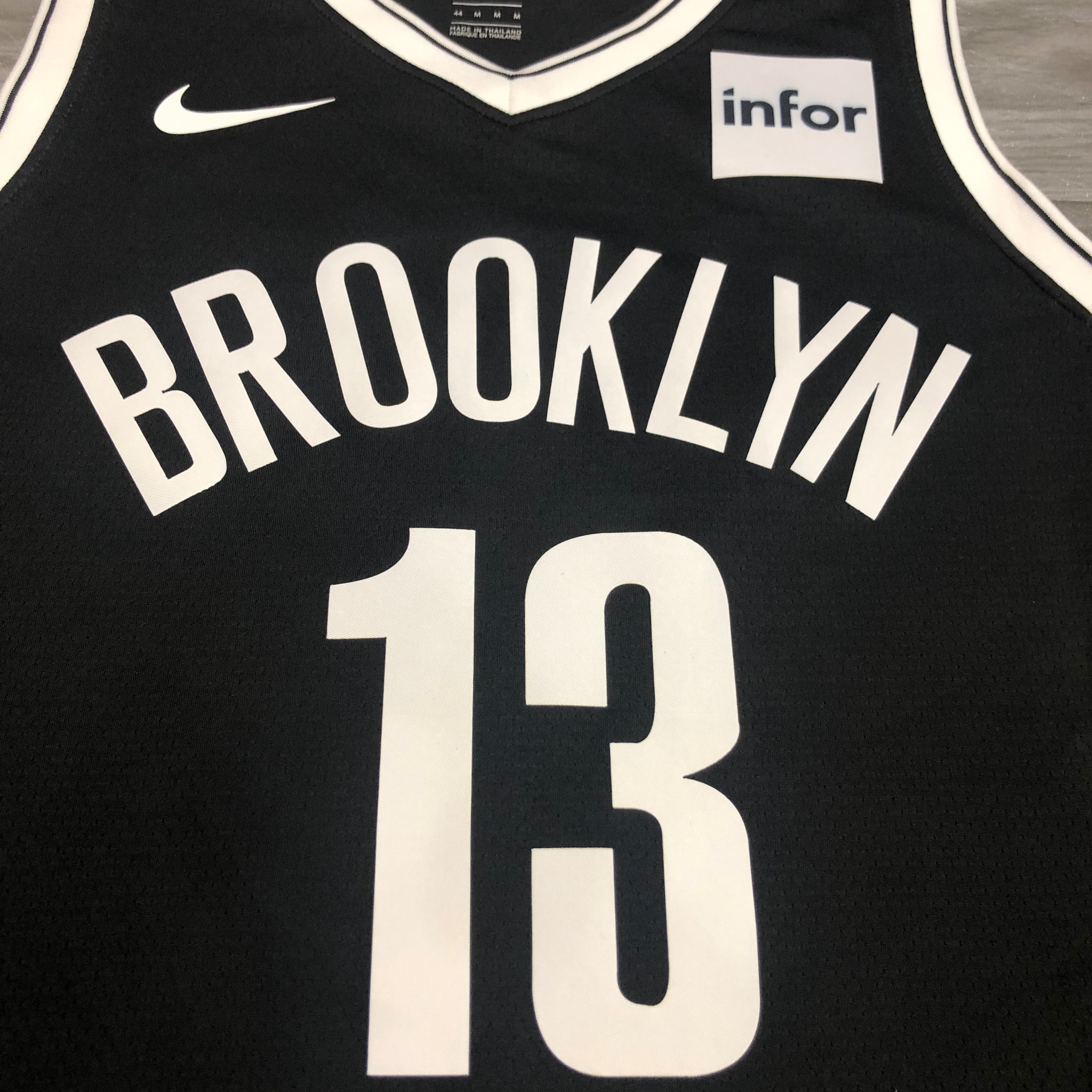 NBA Men New Brooklyn Nets Black #13 HARDEN Jersey High Quality Name and Number Print - leoleo123123