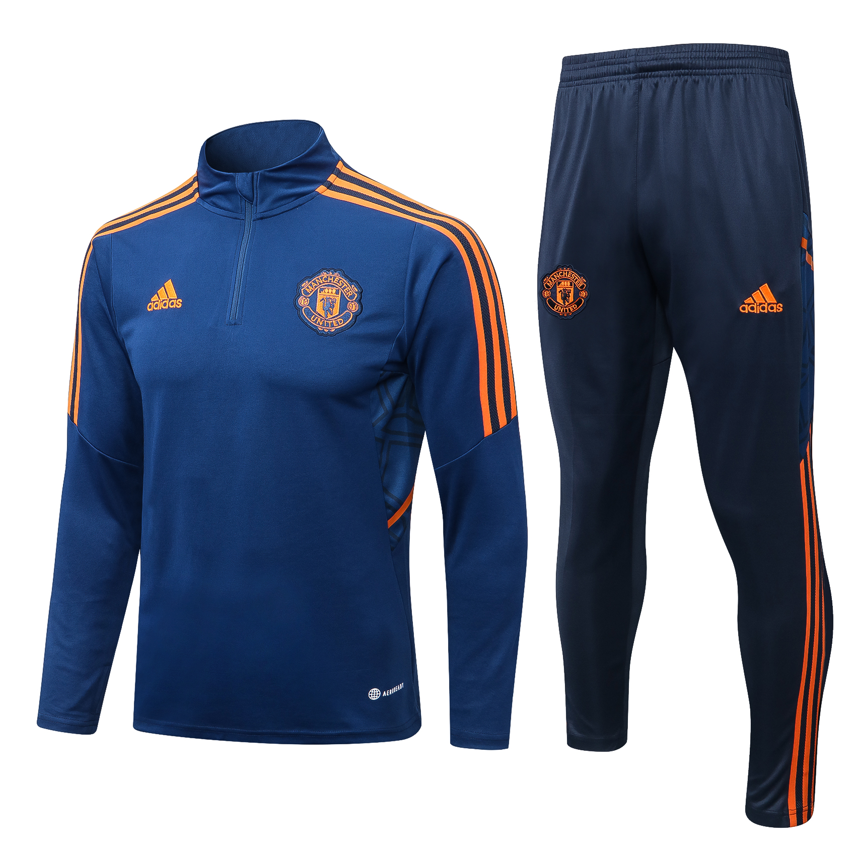 22/23 Man United Blue Sweater Tracksuit Thai Quality - leoleo123123