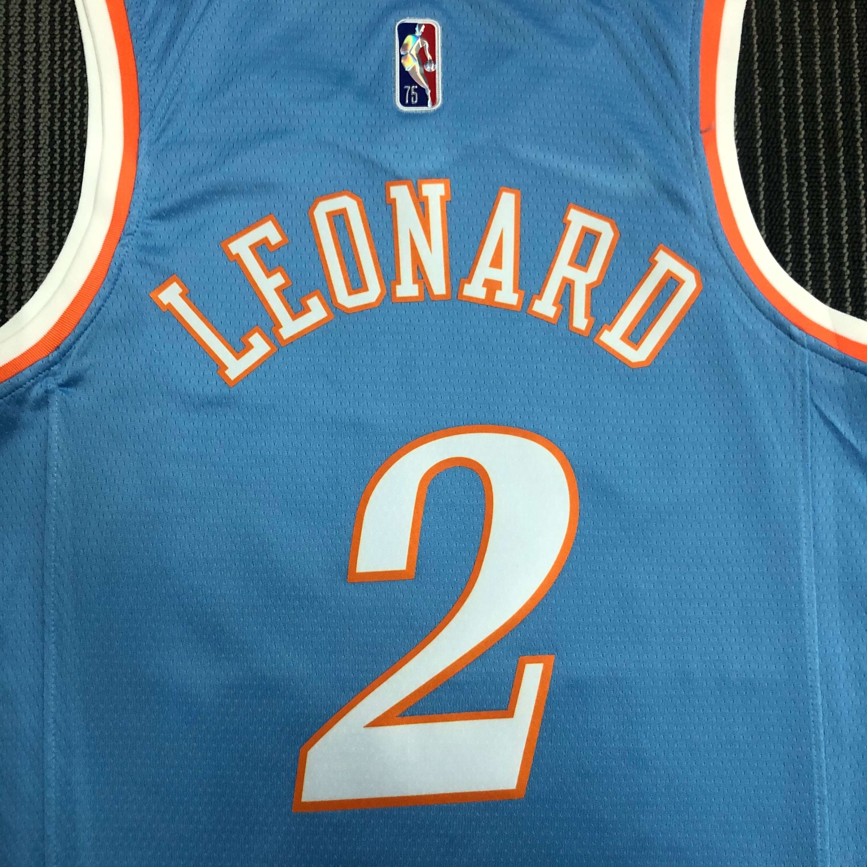 NBA Men Season 2022 Los Angeles Clippers Light Blue #2 LEONARD Jersey High Quality Name and Number Print - leoleo123123