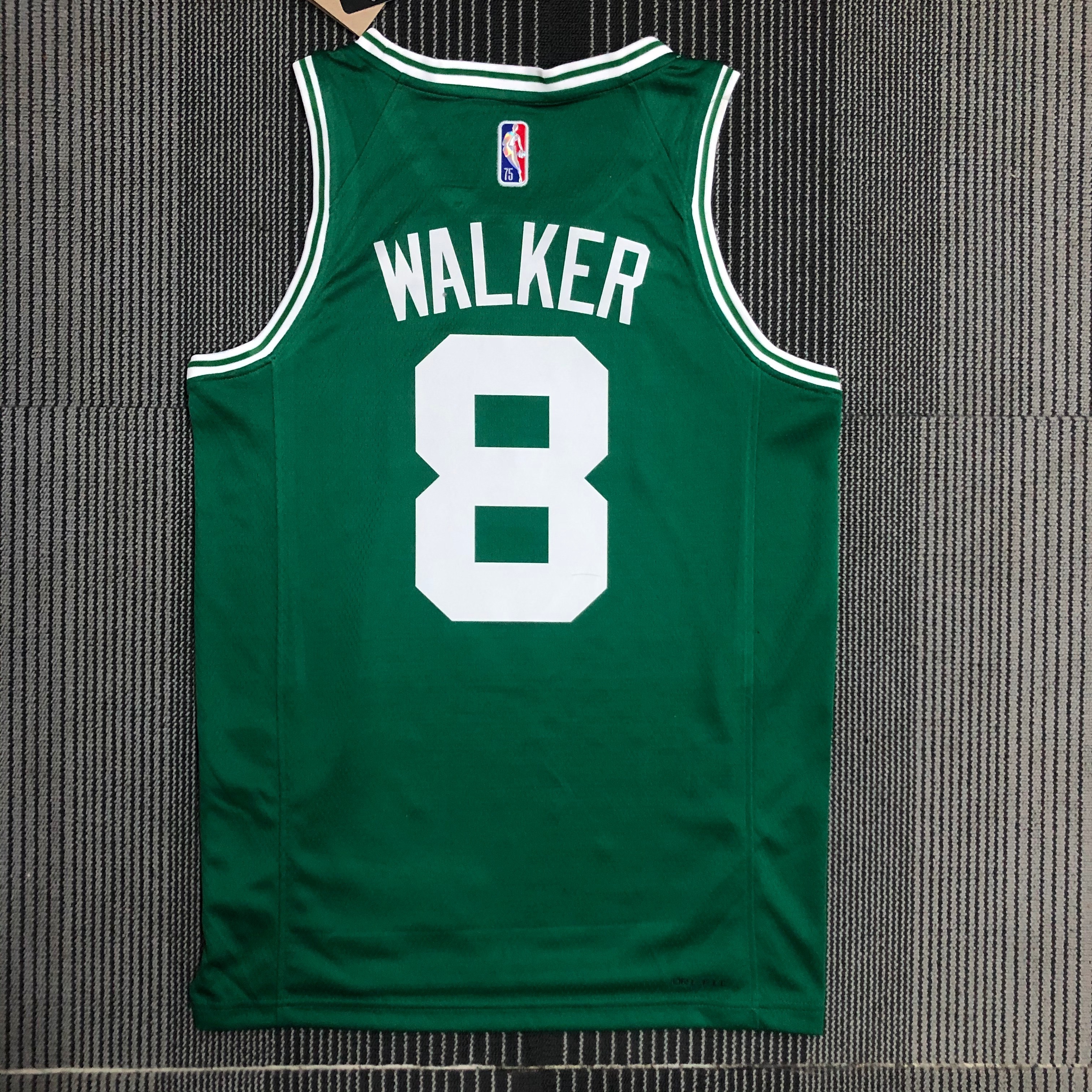NBA 75th Anniversary Boston Celtics Green #8 WALKER Jersey High Quality Name and Number Print - leoleo123123