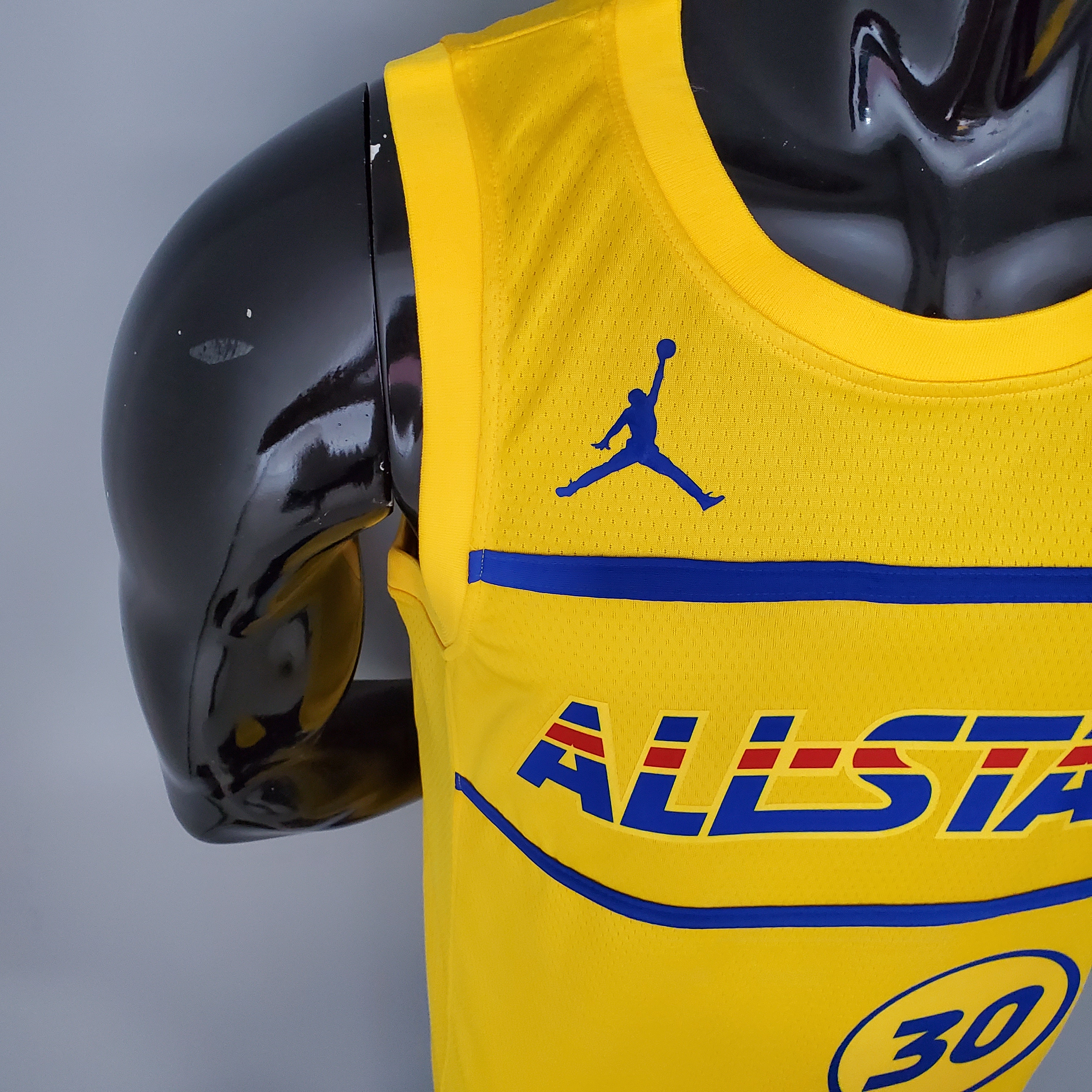 NBA Men 2021 All Star Jerseys Yellow #30 CURRY Jersey High Quality Name and Number Print - leoleo123123