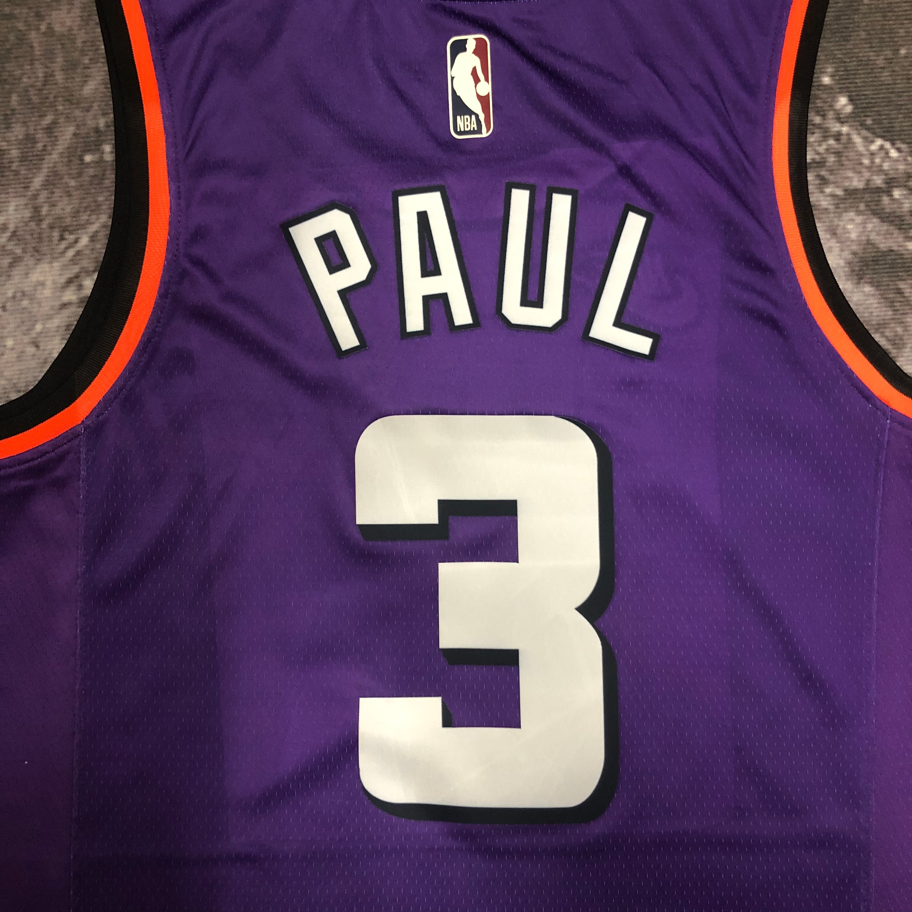 NBA Men Season 2023 Phoenix Suns Purple Retro #3 PAUL Jersey High Quality Name and Number Print - leoleo123123
