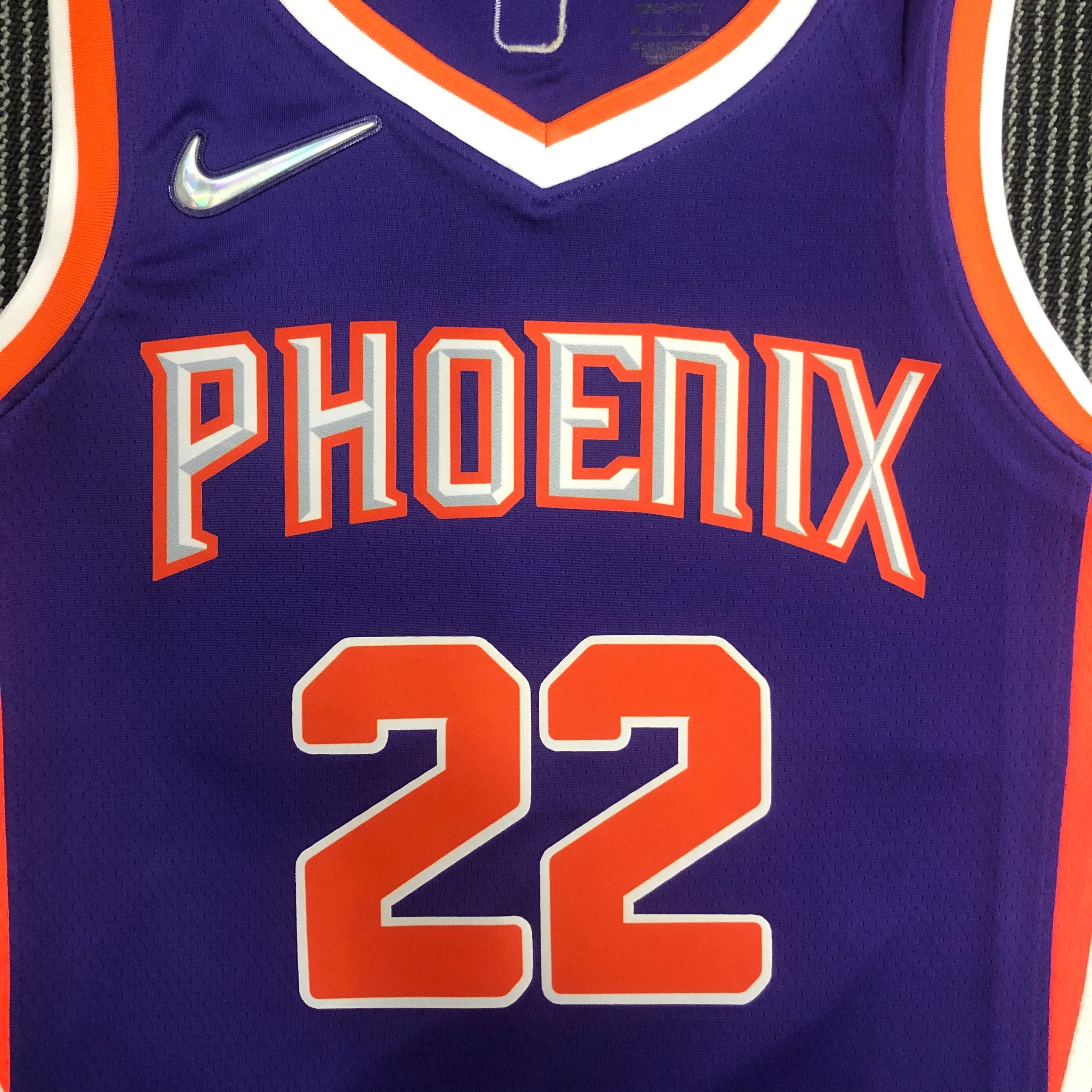NBA Men 75 Anniversary Phoenix Suns Purple #22 AYTON Jersey High Quality Name and Number Print - leoleo123123