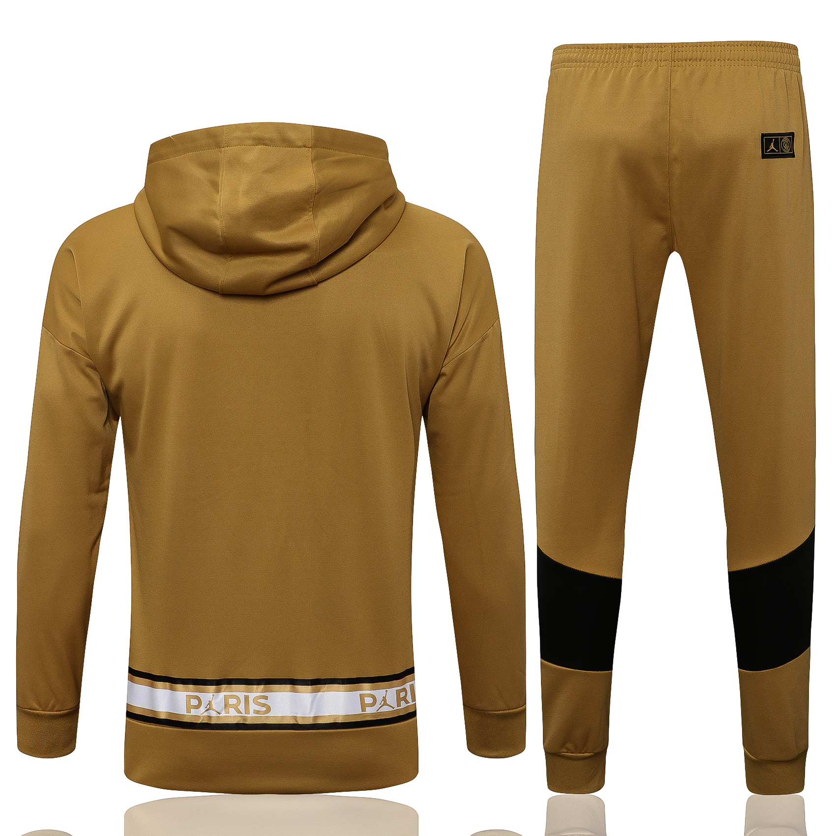 21-22 PSG Yellow Sweater Tracksuit with Cap Thai Quality - leoleo123123